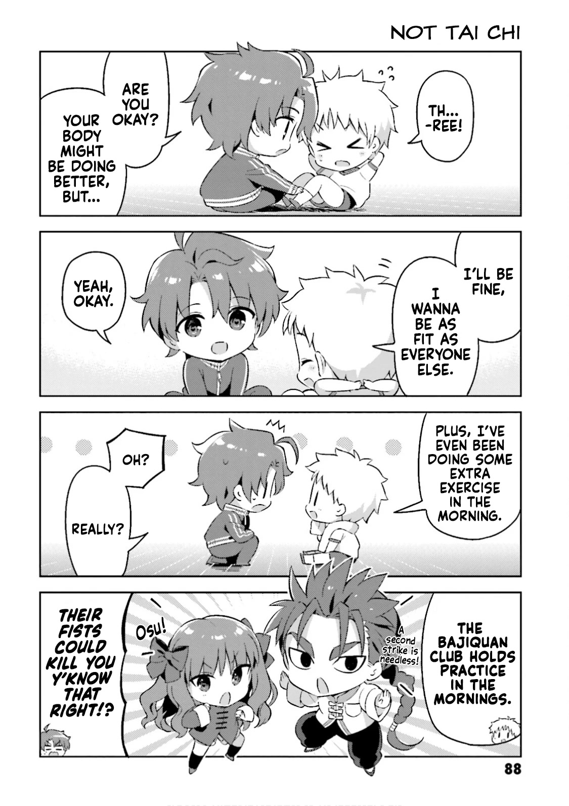 Type-Moon Gakuen - Chibi Chuki! Chapter 31 page 4 - Chapter 31: 31st Period: Physical Fitness Month