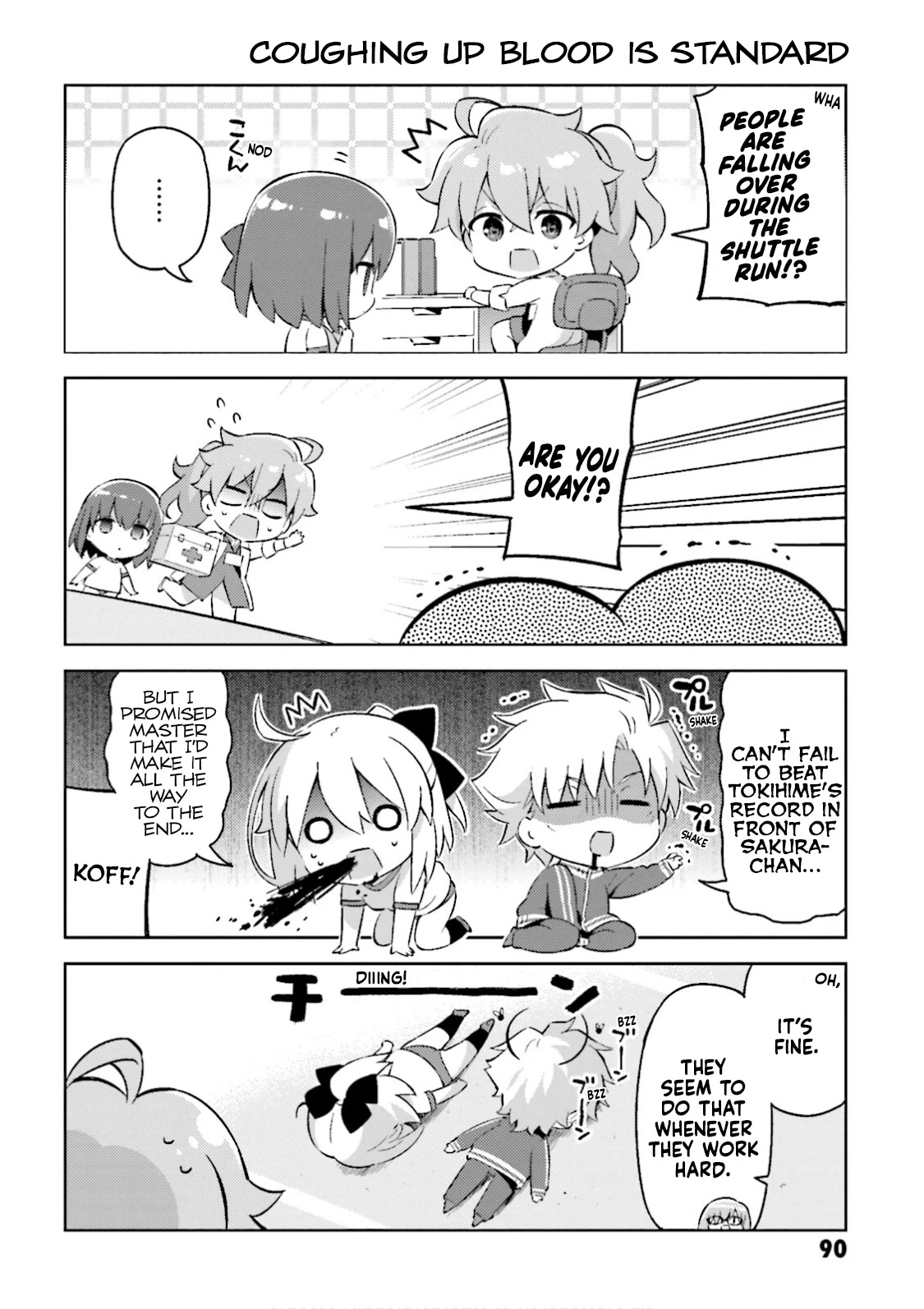 Type-Moon Gakuen - Chibi Chuki! Chapter 31 page 6 - Chapter 31: 31st Period: Physical Fitness Month