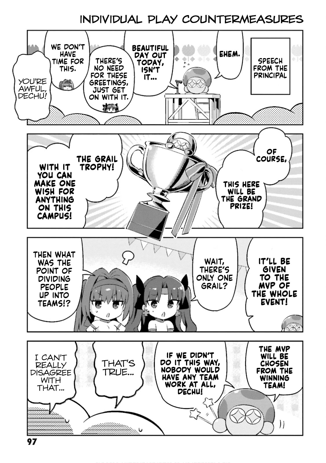 Type-Moon Gakuen - Chibi Chuki! Chapter 32 page 3 - Chapter 32: 32nd Period: Sports Day Begins!