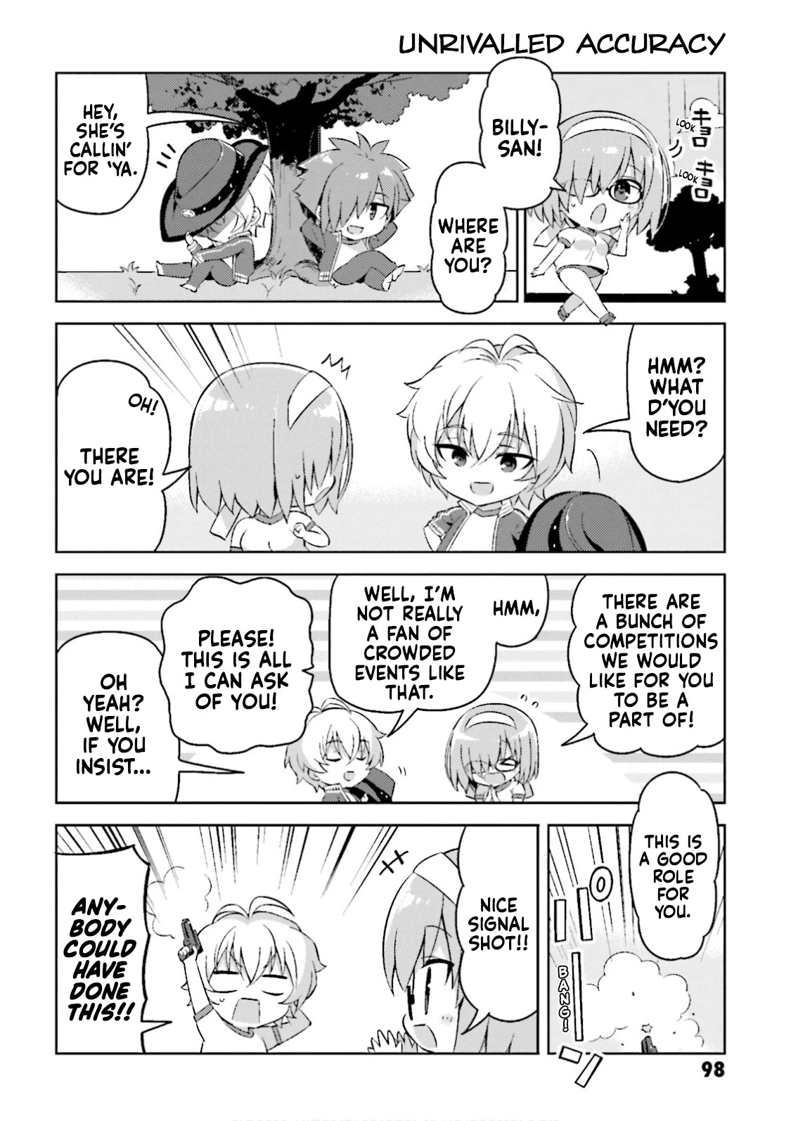 Type-Moon Gakuen - Chibi Chuki! Chapter 32 page 4 - Chapter 32: 32nd Period: Sports Day Begins!