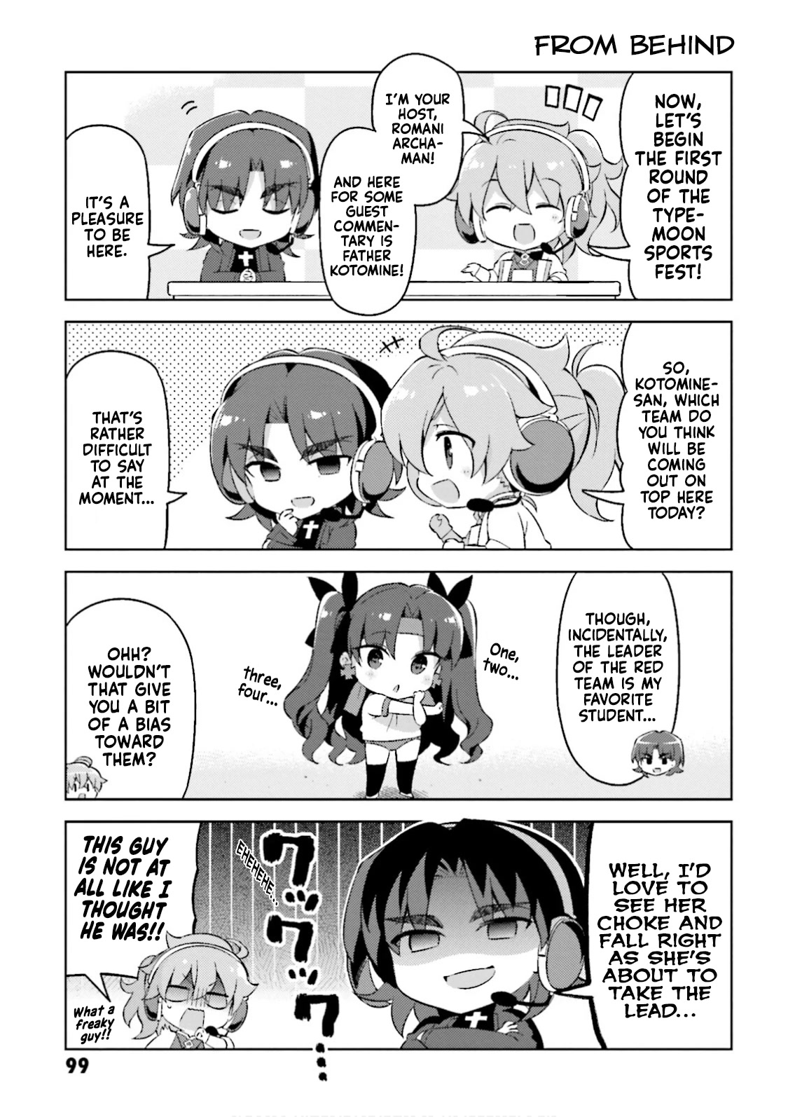 Type-Moon Gakuen - Chibi Chuki! Chapter 32 page 5 - Chapter 32: 32nd Period: Sports Day Begins!