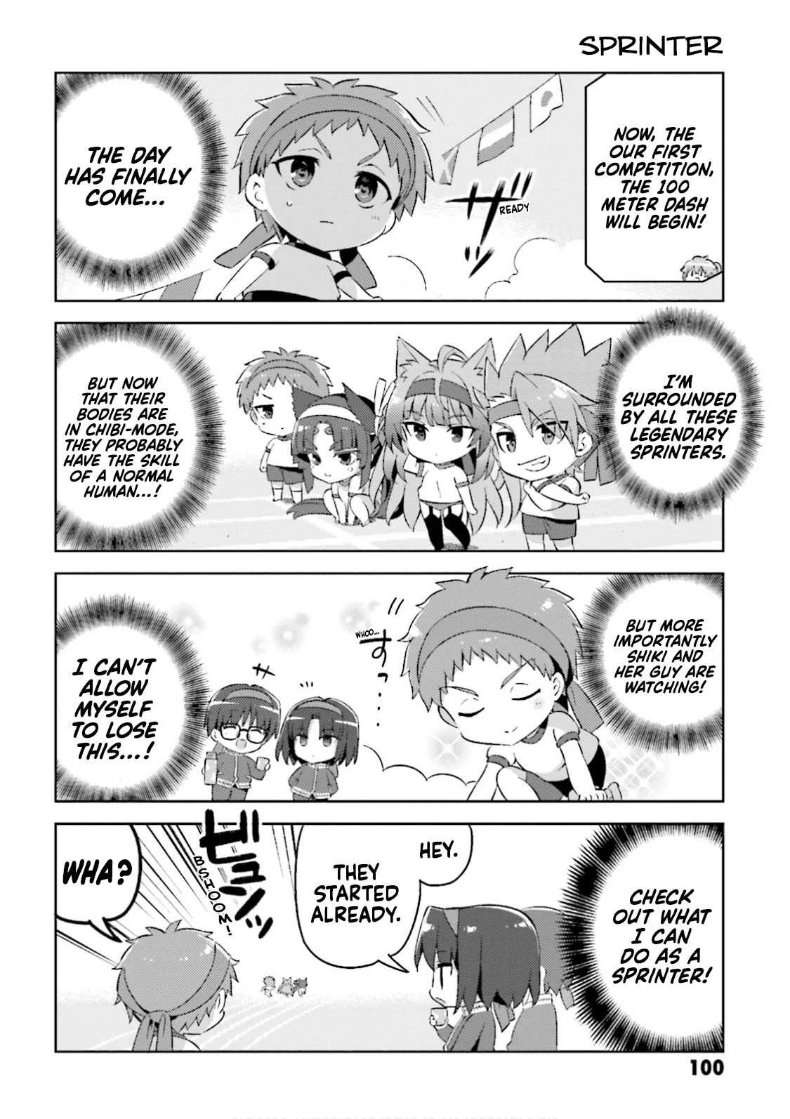 Type-Moon Gakuen - Chibi Chuki! Chapter 32 page 6 - Chapter 32: 32nd Period: Sports Day Begins!