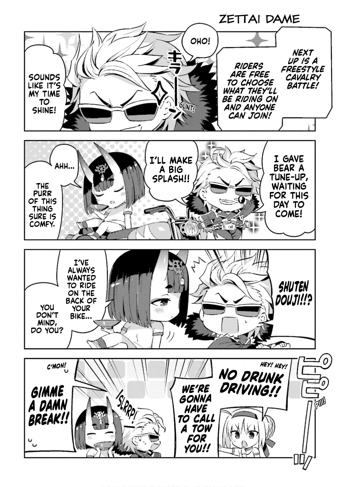 Type-Moon Gakuen - Chibi Chuki! Chapter 32 page 8 - Chapter 32: 32nd Period: Sports Day Begins!