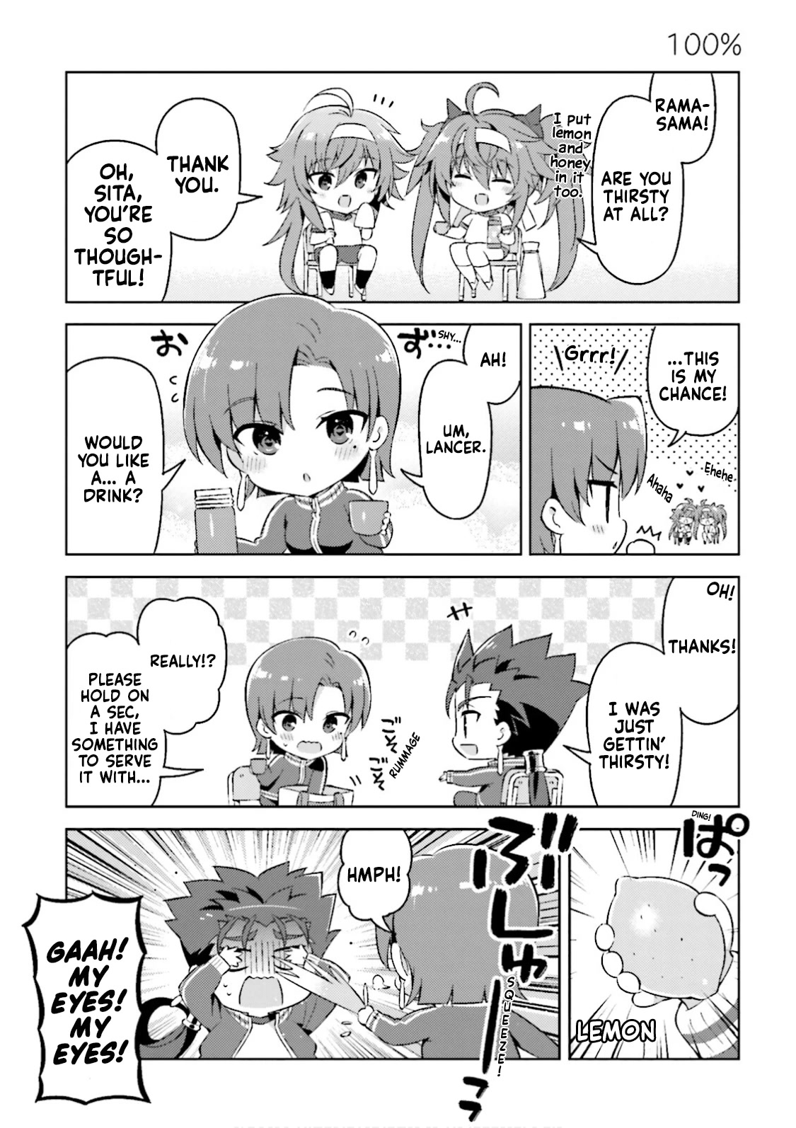 Type-Moon Gakuen - Chibi Chuki! Chapter 33 page 3 - Chapter 33: 33rd Period: Sports Day (Part 2)