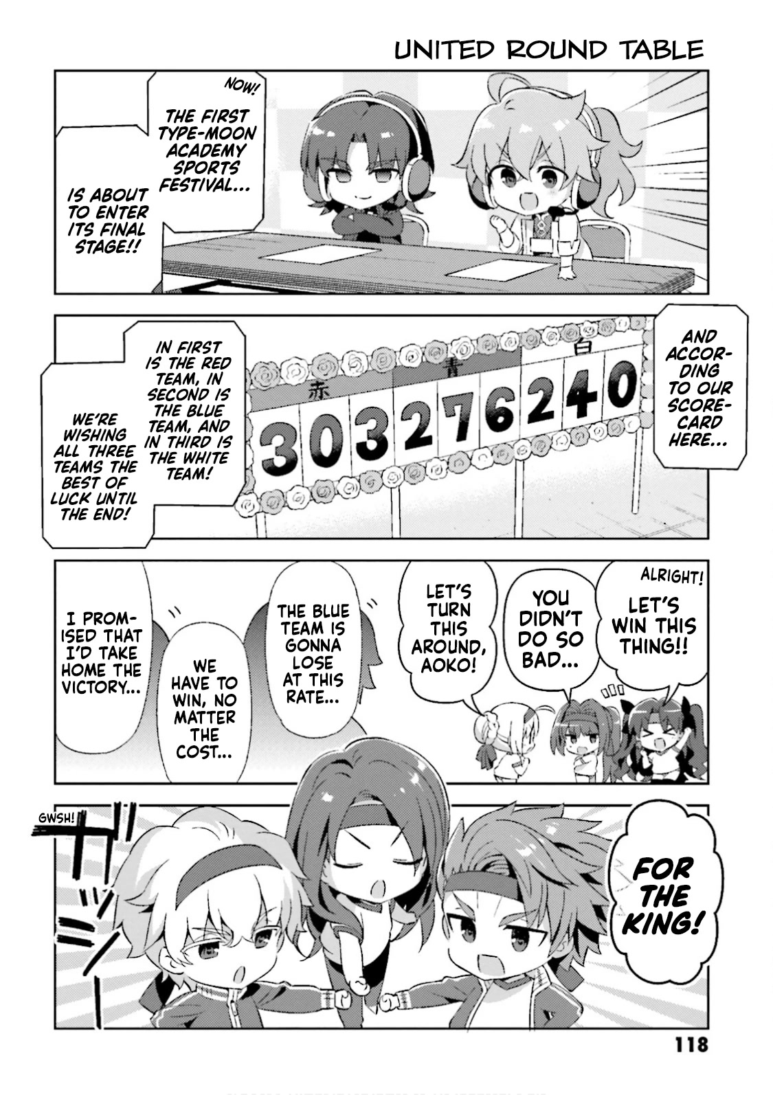 Type-Moon Gakuen - Chibi Chuki! Chapter 34 page 2 - Chapter 34: 34th Period: Sports Day (Part 3)
