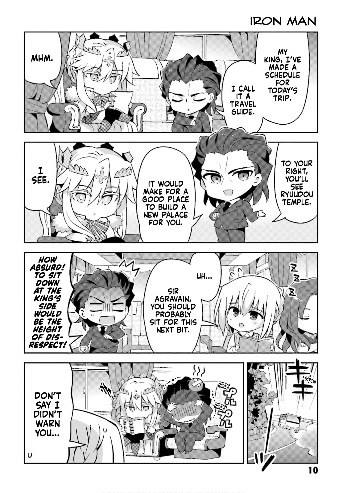 Type-Moon Gakuen - Chibi Chuki! Chapter 35 page 11 - Chapter 35: 35th Period: Fall Field Trip (Part 1)