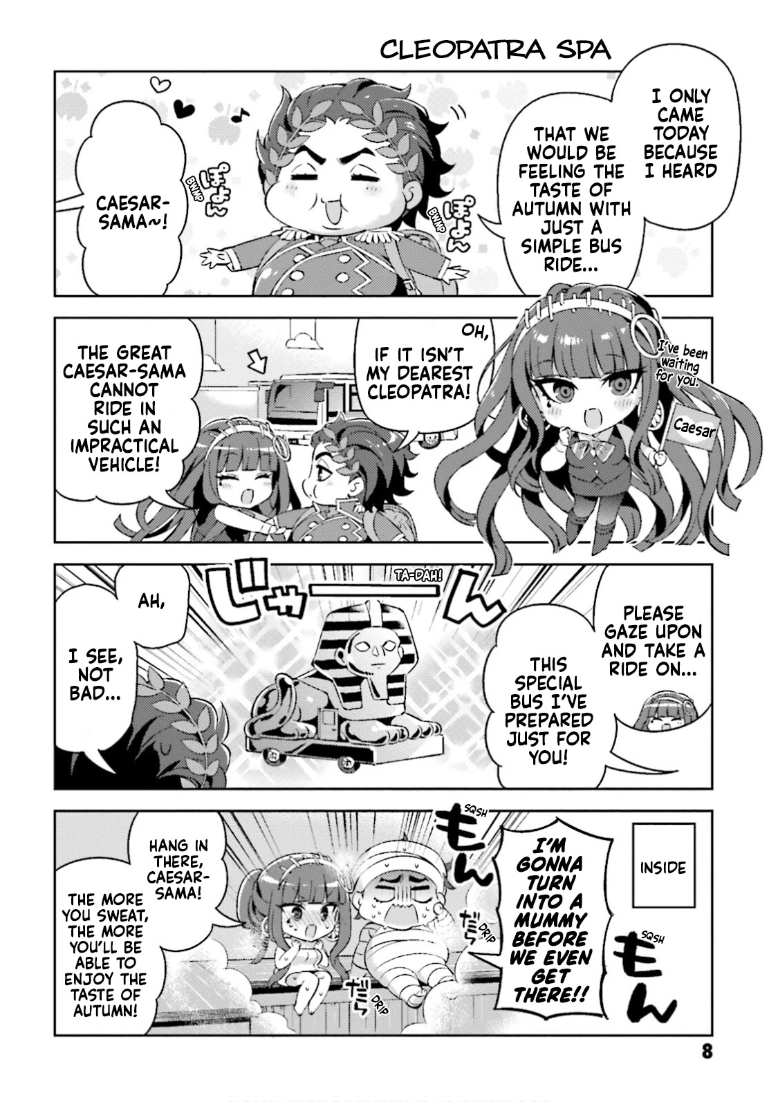 Type-Moon Gakuen - Chibi Chuki! Chapter 35 page 9 - Chapter 35: 35th Period: Fall Field Trip (Part 1)