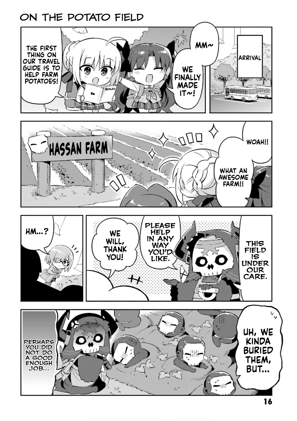 Type-Moon Gakuen - Chibi Chuki! Chapter 36 page 2 - Chapter 36: 36th Period: Fall Field Trip (Part 2)