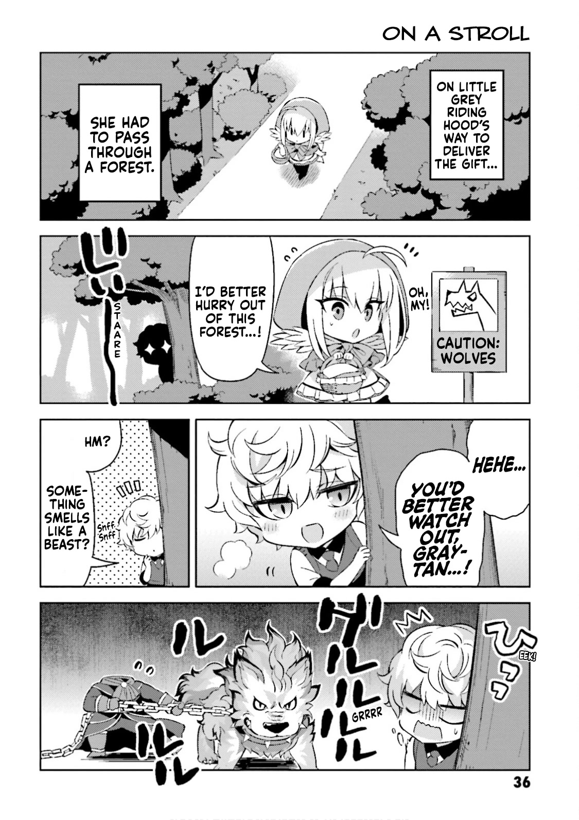 Type-Moon Gakuen - Chibi Chuki! Chapter 38 page 4 - Chapter 38: 38th Period: Hood-chan