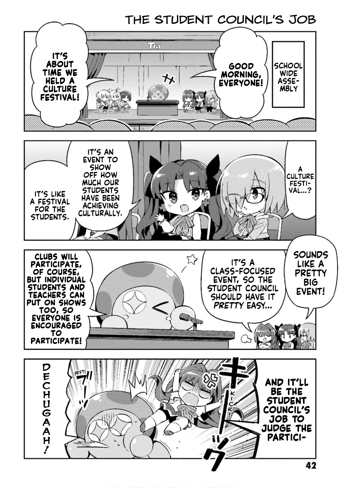 Type-Moon Gakuen - Chibi Chuki! Chapter 39 page 2 - Chapter 39: 39th Period: Time For The Culture Festival