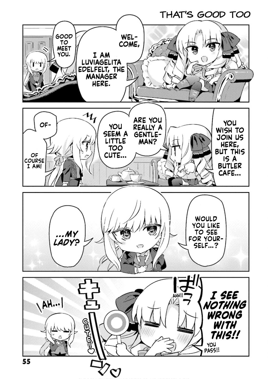 Type-Moon Gakuen - Chibi Chuki! Chapter 40 page 3 - Chapter 40: 40th Period: Infiltrate the Butler Cafe!