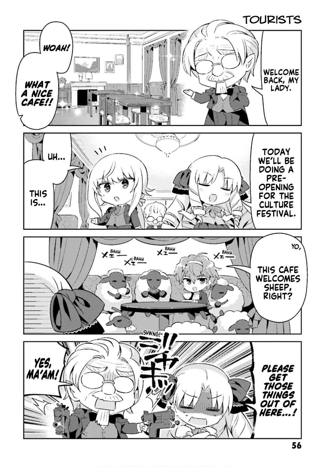 Type-Moon Gakuen - Chibi Chuki! Chapter 40 page 4 - Chapter 40: 40th Period: Infiltrate the Butler Cafe!