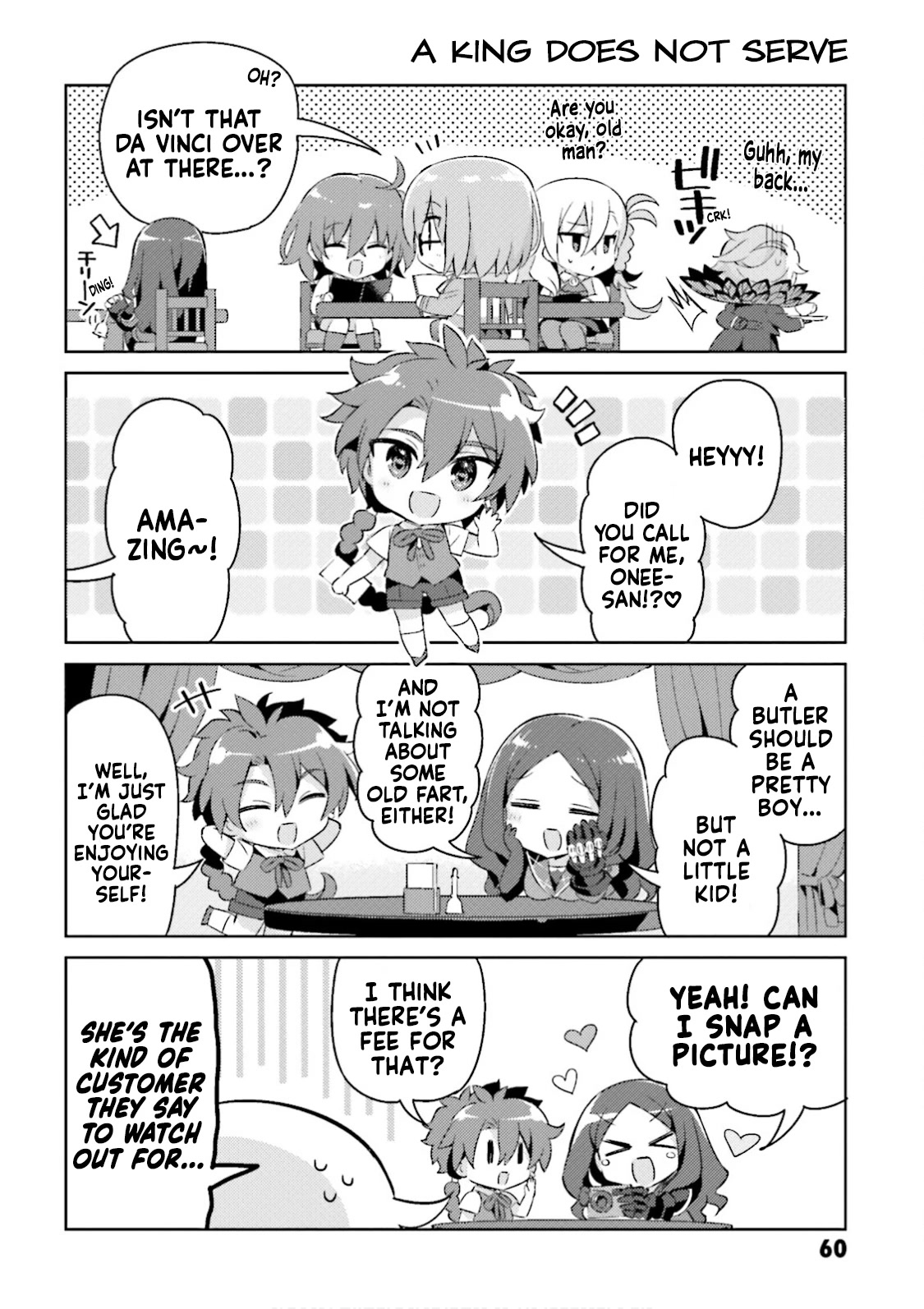 Type-Moon Gakuen - Chibi Chuki! Chapter 40 page 8 - Chapter 40: 40th Period: Infiltrate the Butler Cafe!