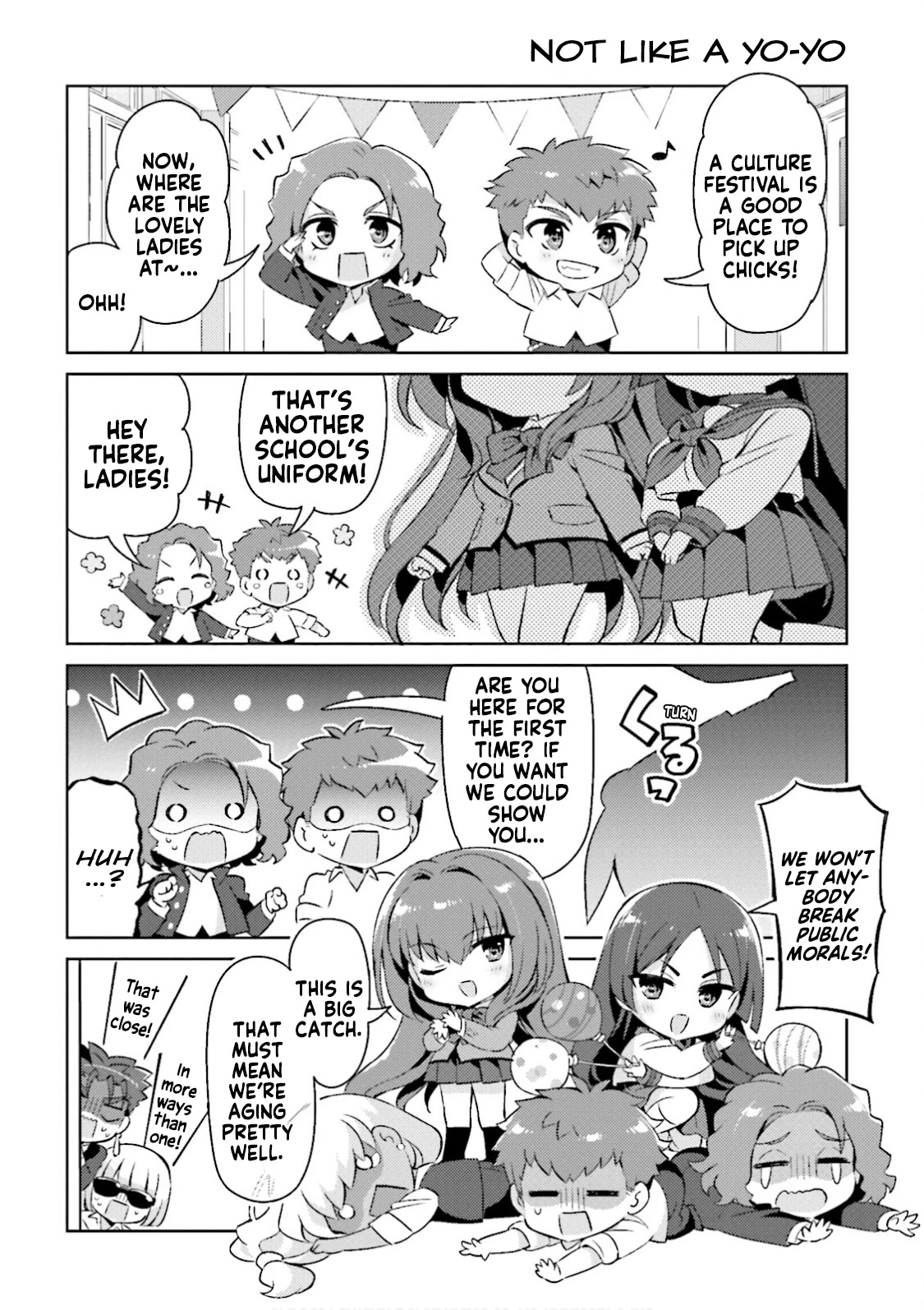 Type-Moon Gakuen - Chibi Chuki! Chapter 42 page 8 - Chapter 42: 42nd Period: School Festival Begins!