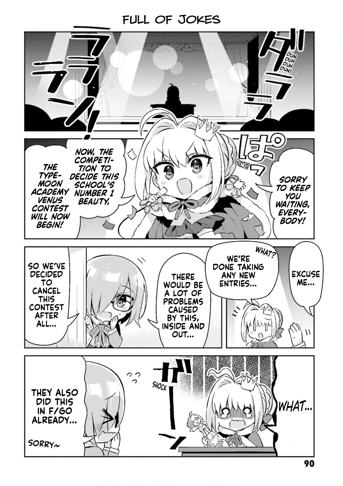 Type-Moon Gakuen - Chibi Chuki! Chapter 43 page 2 - Chapter 43: 43rd Period: The Talent Show