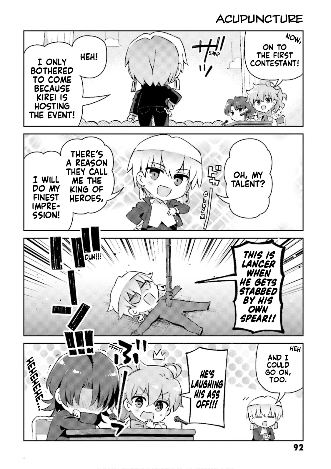 Type-Moon Gakuen - Chibi Chuki! Chapter 43 page 4 - Chapter 43: 43rd Period: The Talent Show