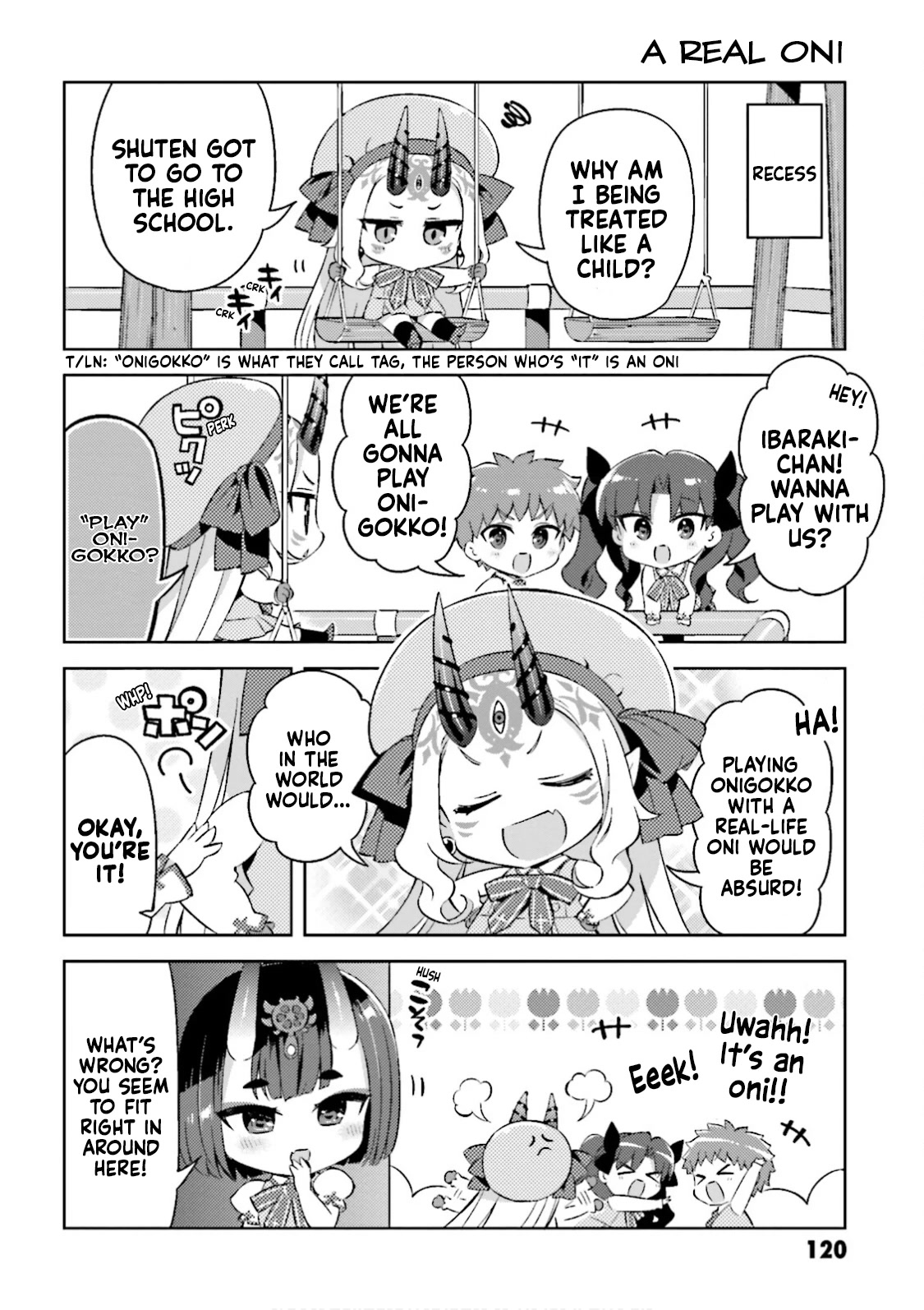 Type-Moon Gakuen - Chibi Chuki! Chapter 44.8 page 4 - Chapter 44.8: Extra Period: Do you have Bananas?