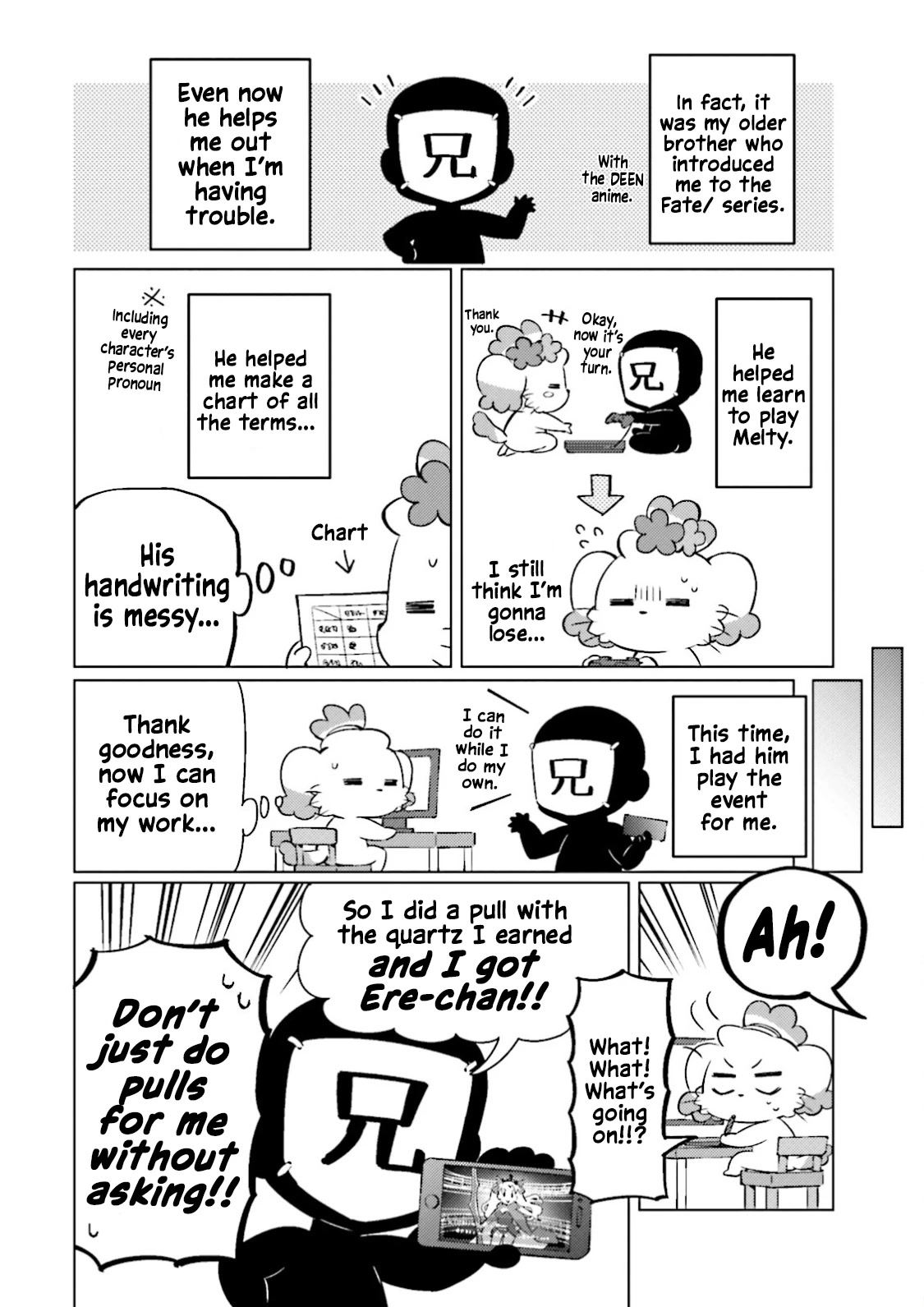 Type-Moon Gakuen - Chibi Chuki! Chapter 44.8 page 9 - Chapter 44.8: Extra Period: Do you have Bananas?