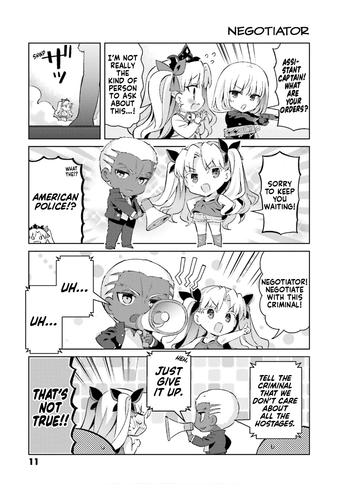 Type-Moon Gakuen - Chibi Chuki! Chapter 45 page 12 - Chapter 45: 45th Period: You're Under Arrest! By The Goddess