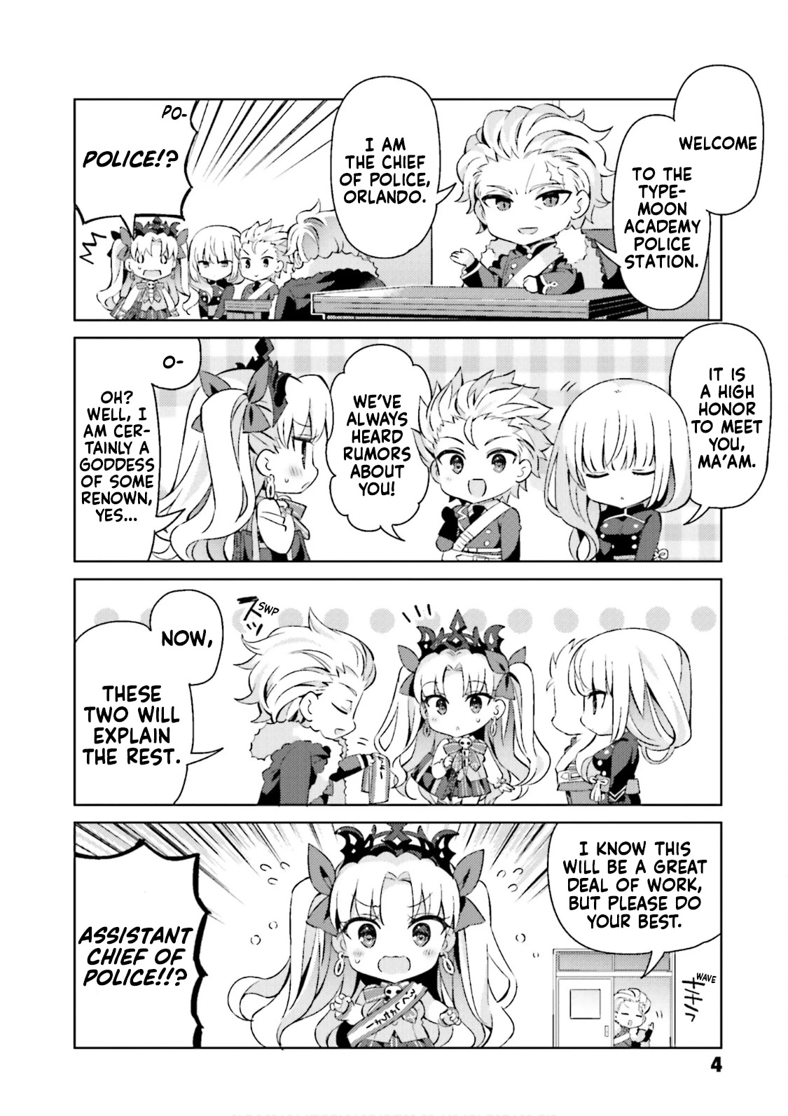 Type-Moon Gakuen - Chibi Chuki! Chapter 45 page 5 - Chapter 45: 45th Period: You're Under Arrest! By The Goddess