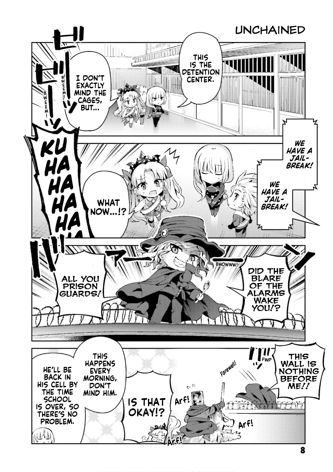 Type-Moon Gakuen - Chibi Chuki! Chapter 45 page 9 - Chapter 45: 45th Period: You're Under Arrest! By The Goddess