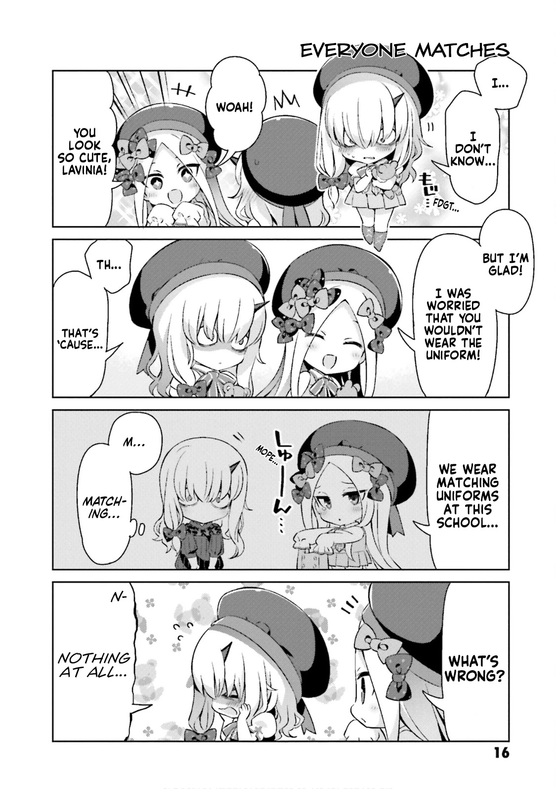 Type-Moon Gakuen - Chibi Chuki! Chapter 46 page 2 - Chapter 46: 46th Period: I'm Lovin' It