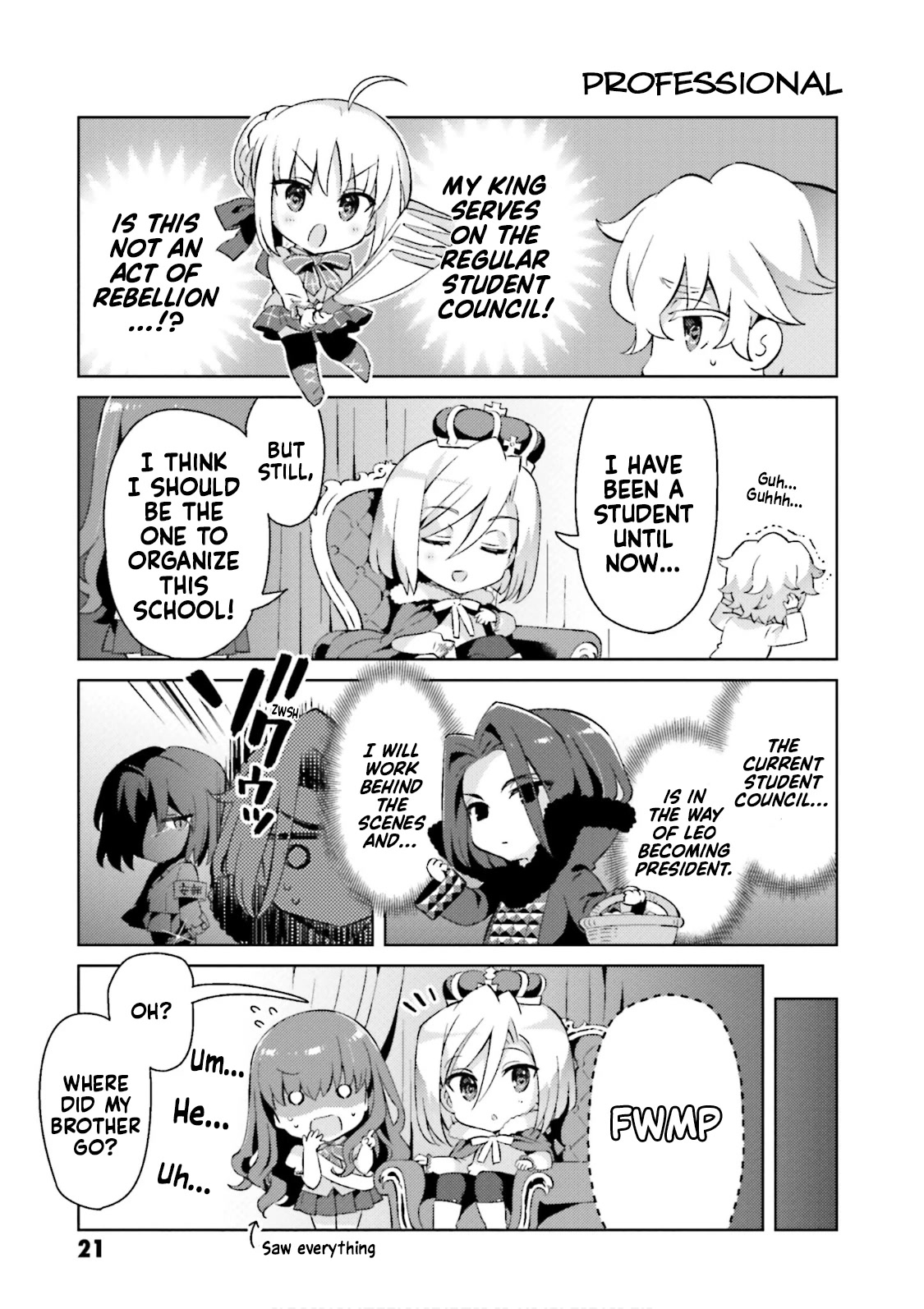 Type-Moon Gakuen - Chibi Chuki! Chapter 47 page 3 - Chapter 47: 47th Period: Secret Student Council