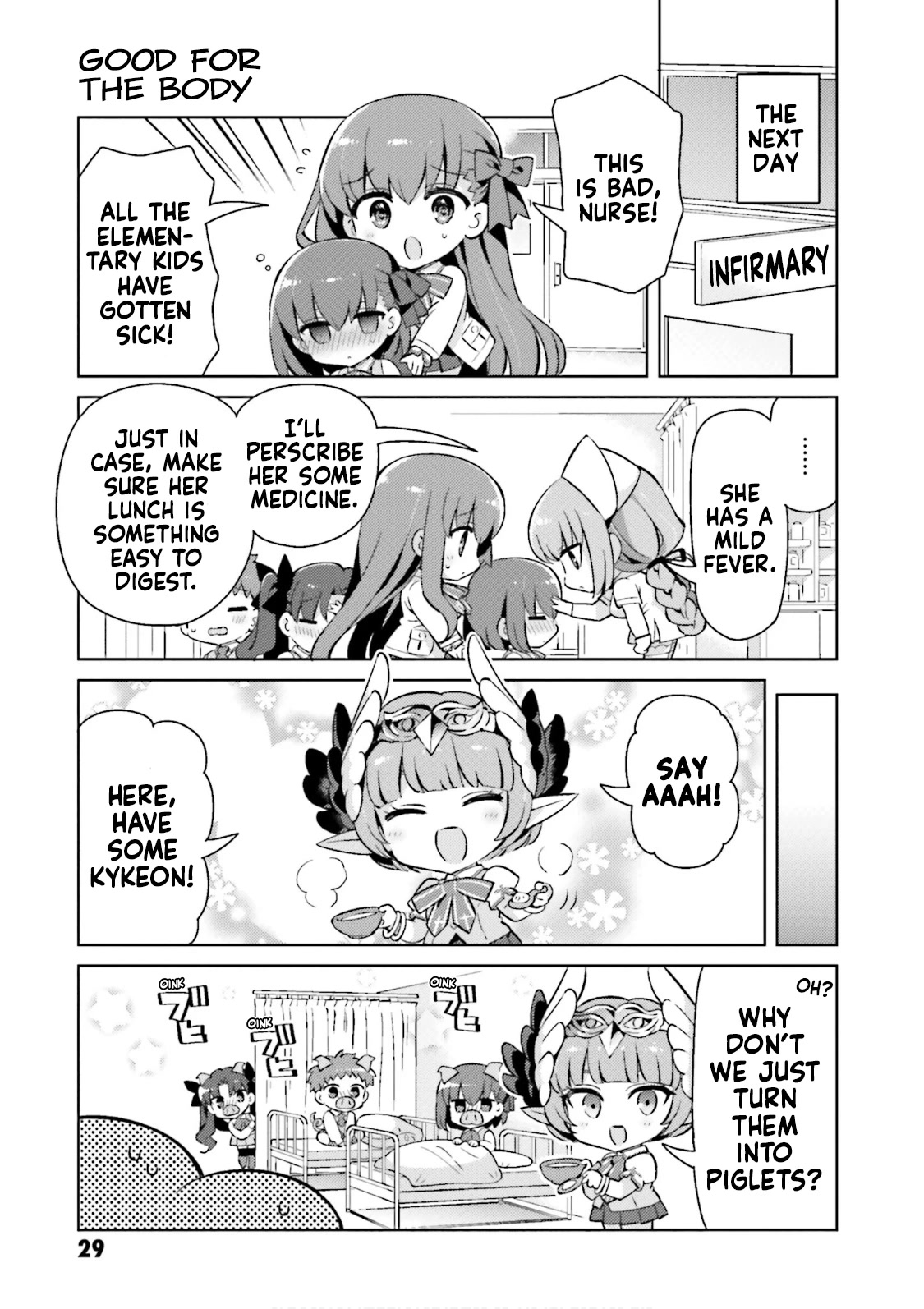 Type-Moon Gakuen - Chibi Chuki! Chapter 48 page 5 - Chapter 48: 48th Period: On Your Tooth, Cling Cling Cling