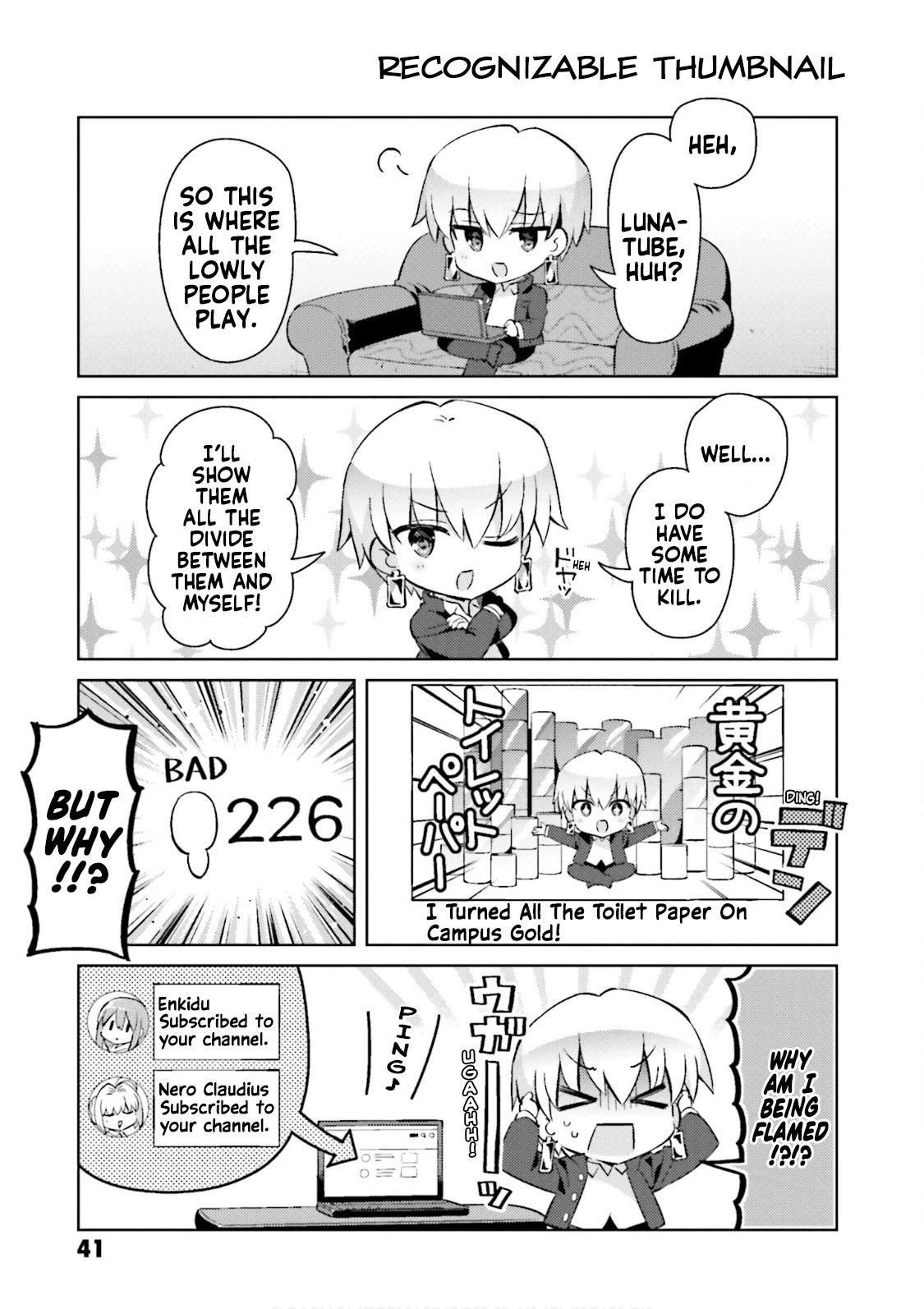 Type-Moon Gakuen - Chibi Chuki! Chapter 49 page 7 - Chapter 49: 49th Period: Channel Opening