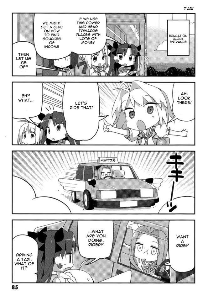Type-Moon Gakuen - Chibi Chuki! Chapter 5 page 9 - Chapter 5: Rin and Silver