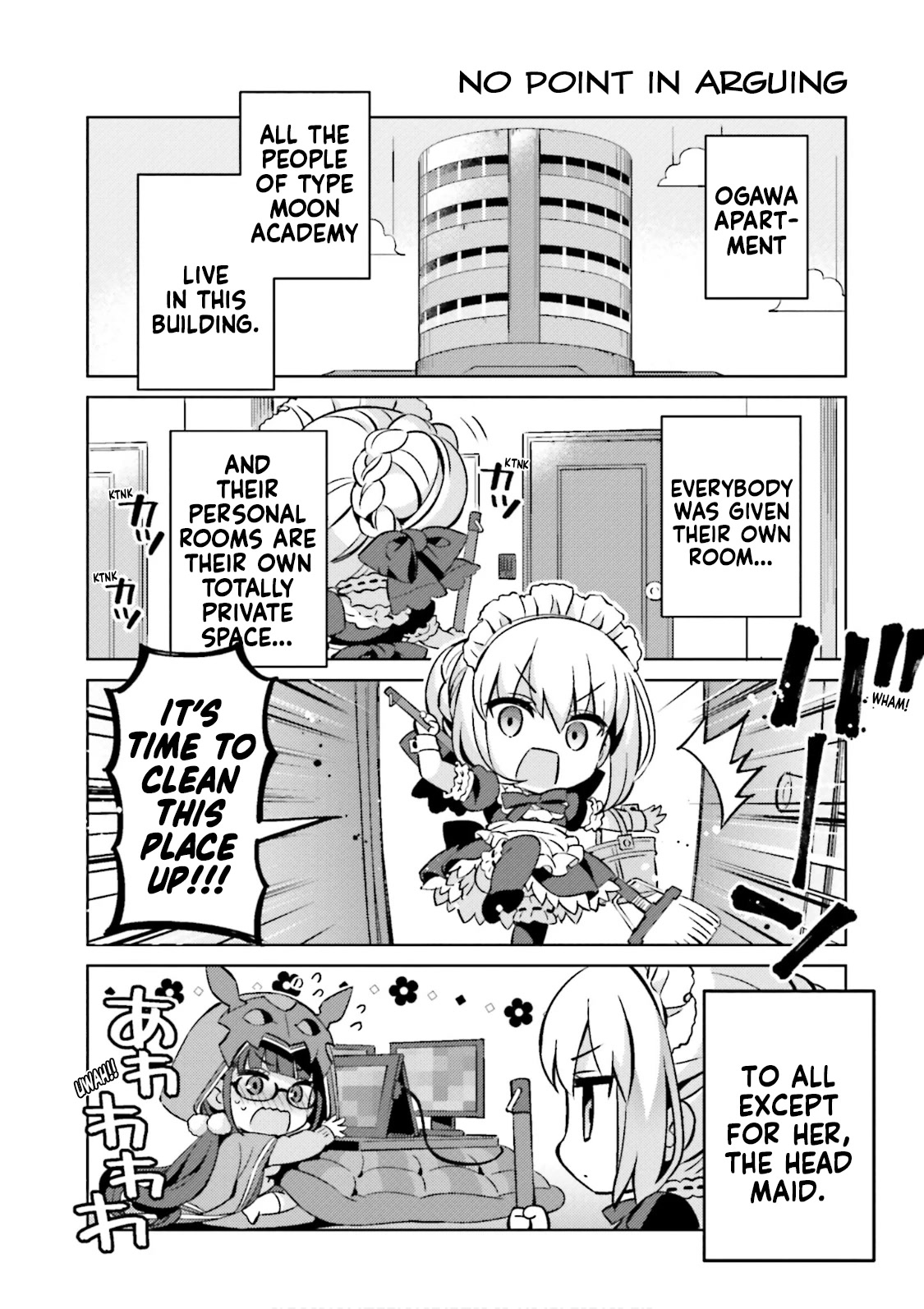 Type-Moon Gakuen - Chibi Chuki! Chapter 51 page 2 - Chapter 51: 51st Period: A Maid's Style