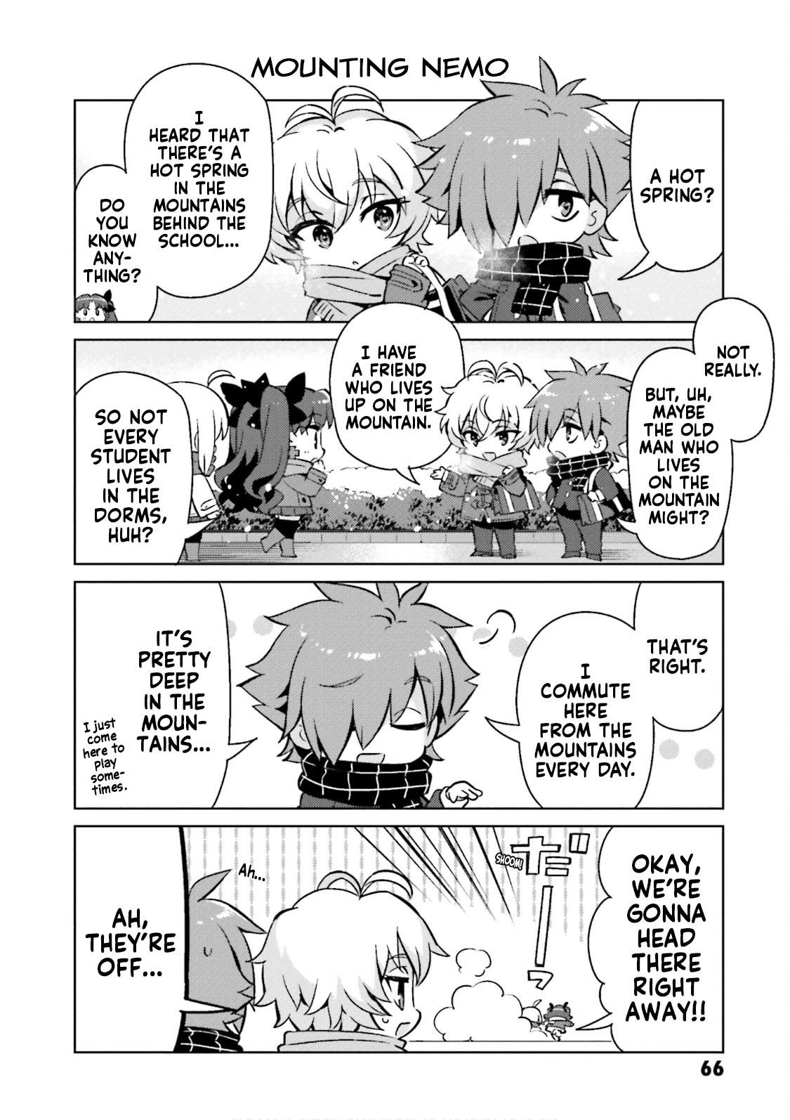 Type-Moon Gakuen - Chibi Chuki! Chapter 53 page 2 - Chapter 53: 53rd Period: The Search for the Hidden Hot Spring