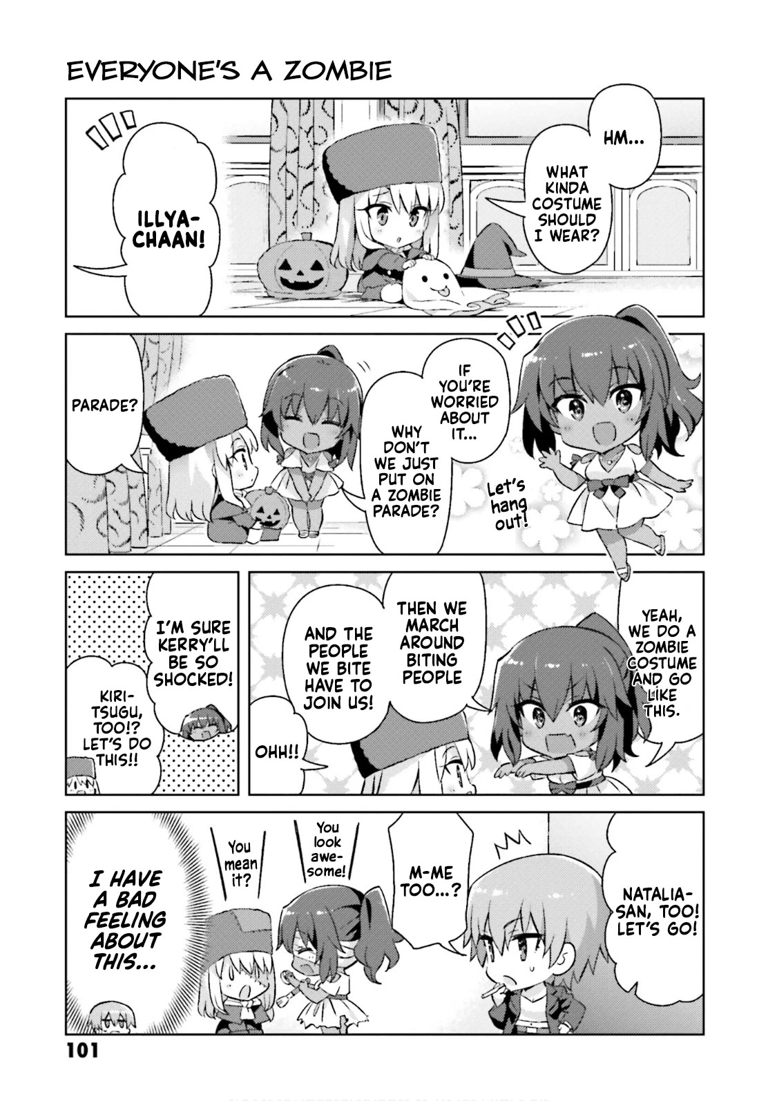 Type-Moon Gakuen - Chibi Chuki! Chapter 55 page 11 - Chapter 55: 55th Period: Big Trouble at Ghoul School!