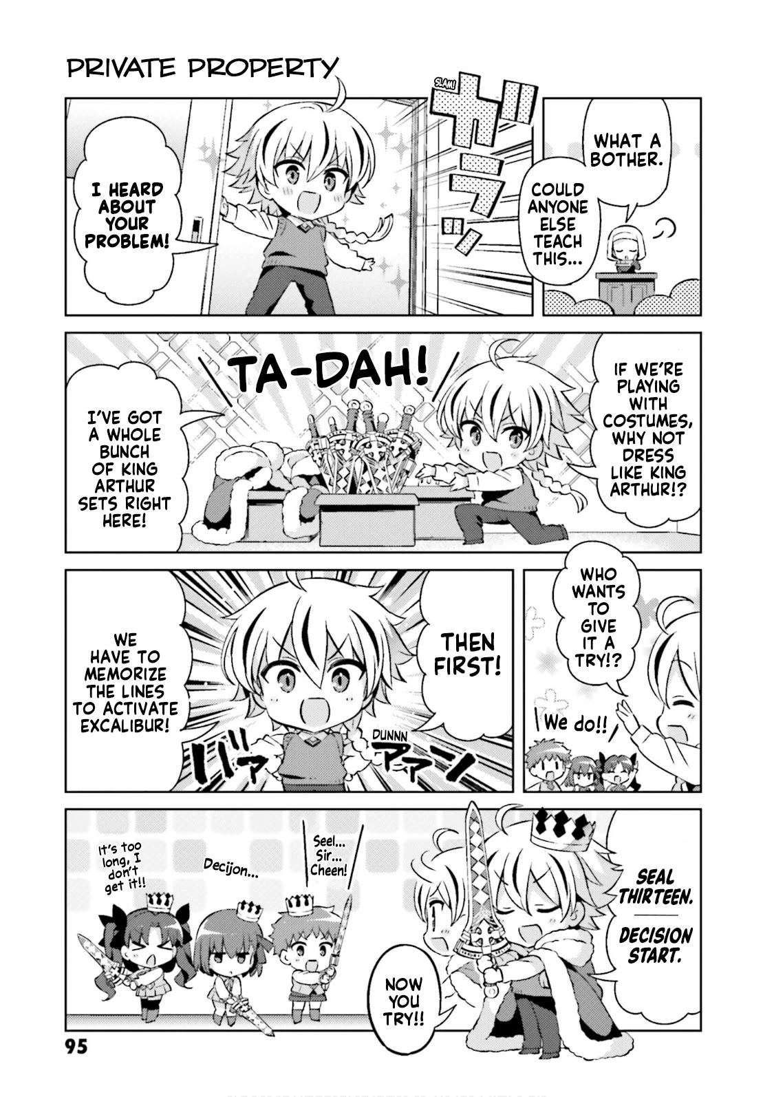 Type-Moon Gakuen - Chibi Chuki! Chapter 55 page 5 - Chapter 55: 55th Period: Big Trouble at Ghoul School!