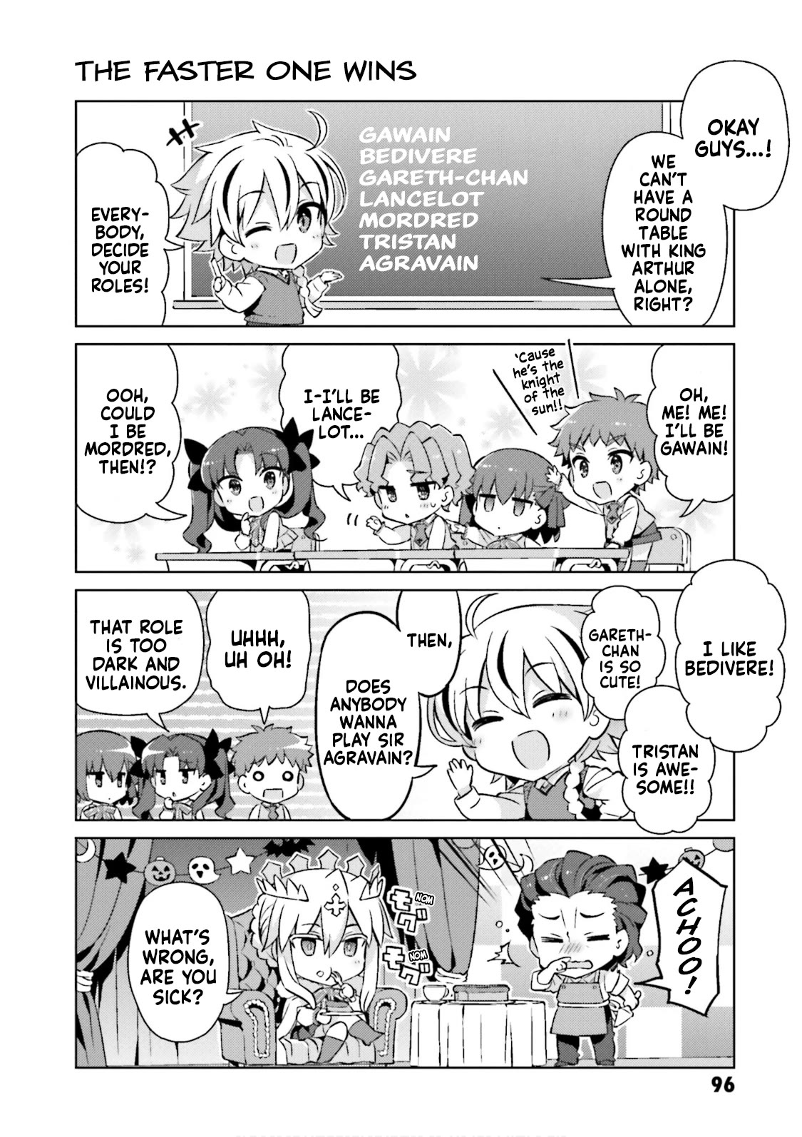 Type-Moon Gakuen - Chibi Chuki! Chapter 55 page 6 - Chapter 55: 55th Period: Big Trouble at Ghoul School!