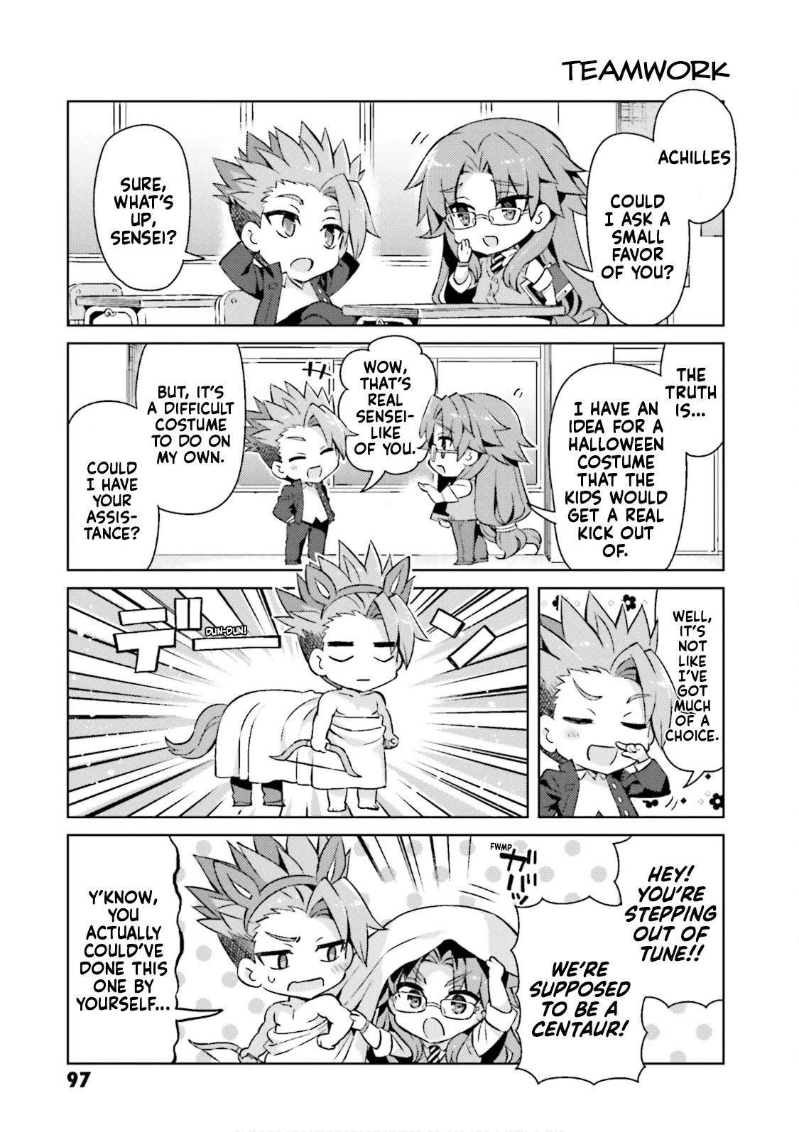 Type-Moon Gakuen - Chibi Chuki! Chapter 55 page 7 - Chapter 55: 55th Period: Big Trouble at Ghoul School!