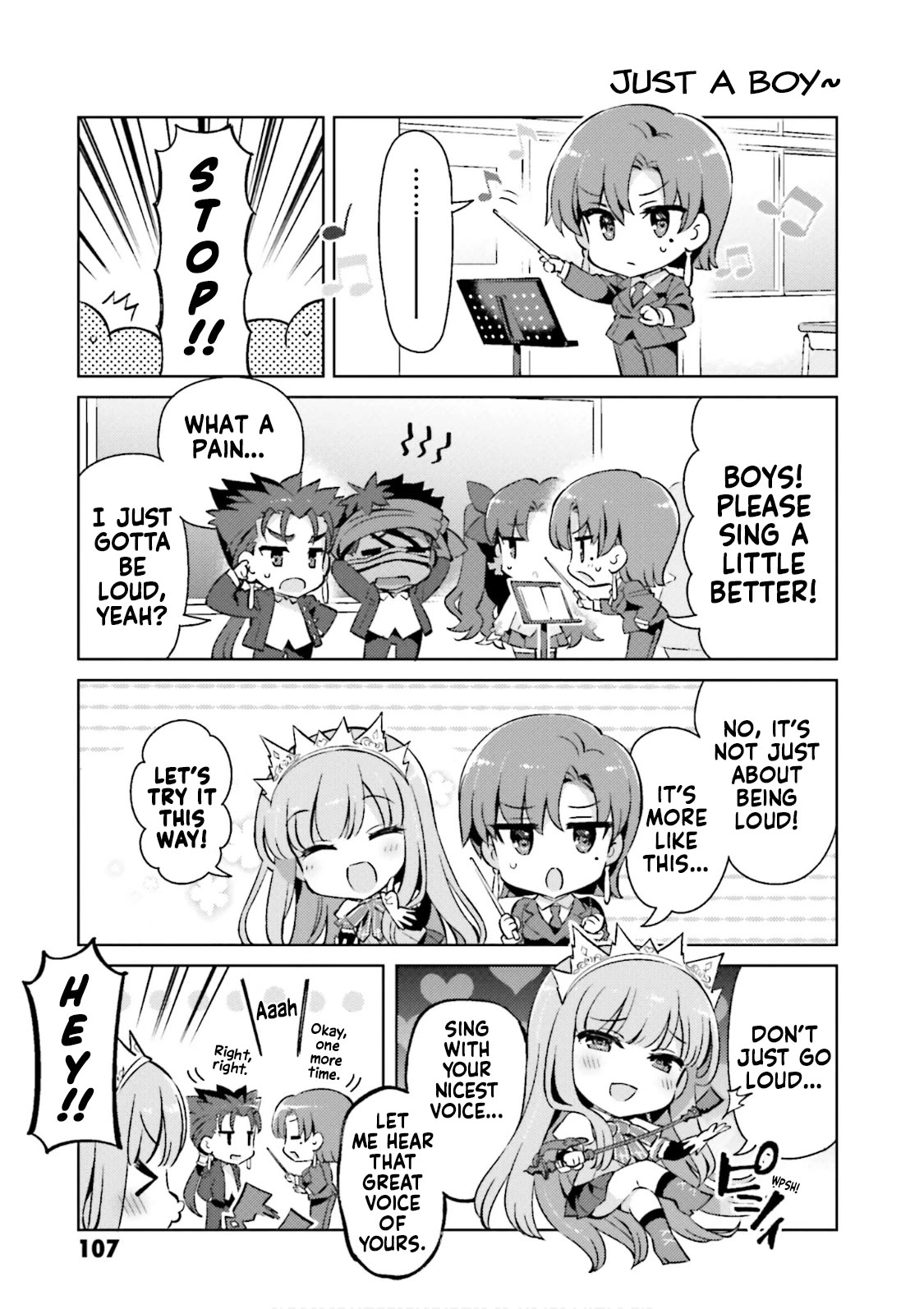 Type-Moon Gakuen - Chibi Chuki! Chapter 56 page 3 - Chapter 56: 56th Period: Harmonia