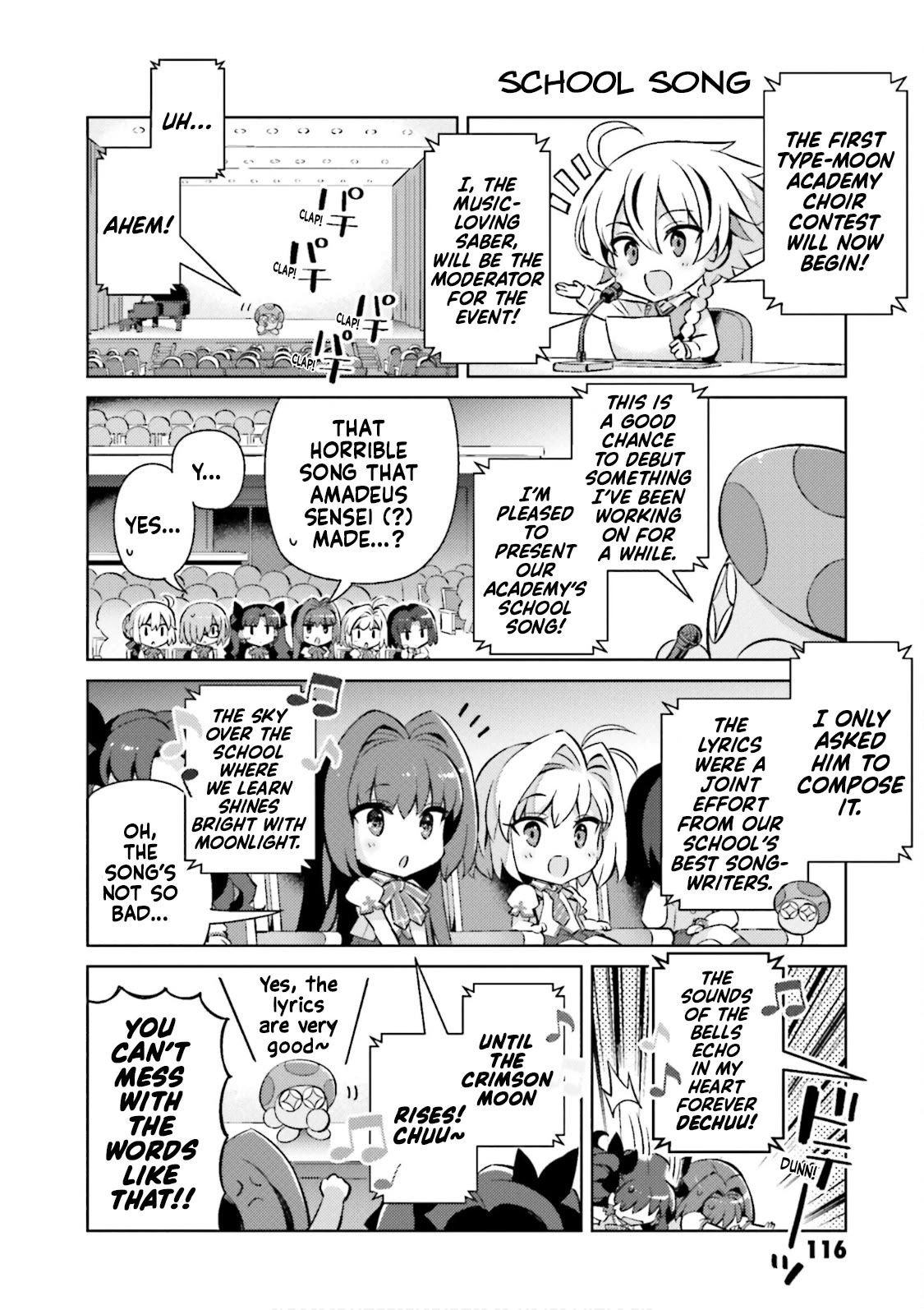 Type-Moon Gakuen - Chibi Chuki! Chapter 57 page 2 - Chapter 57: 57th Period: Singing to the Moon