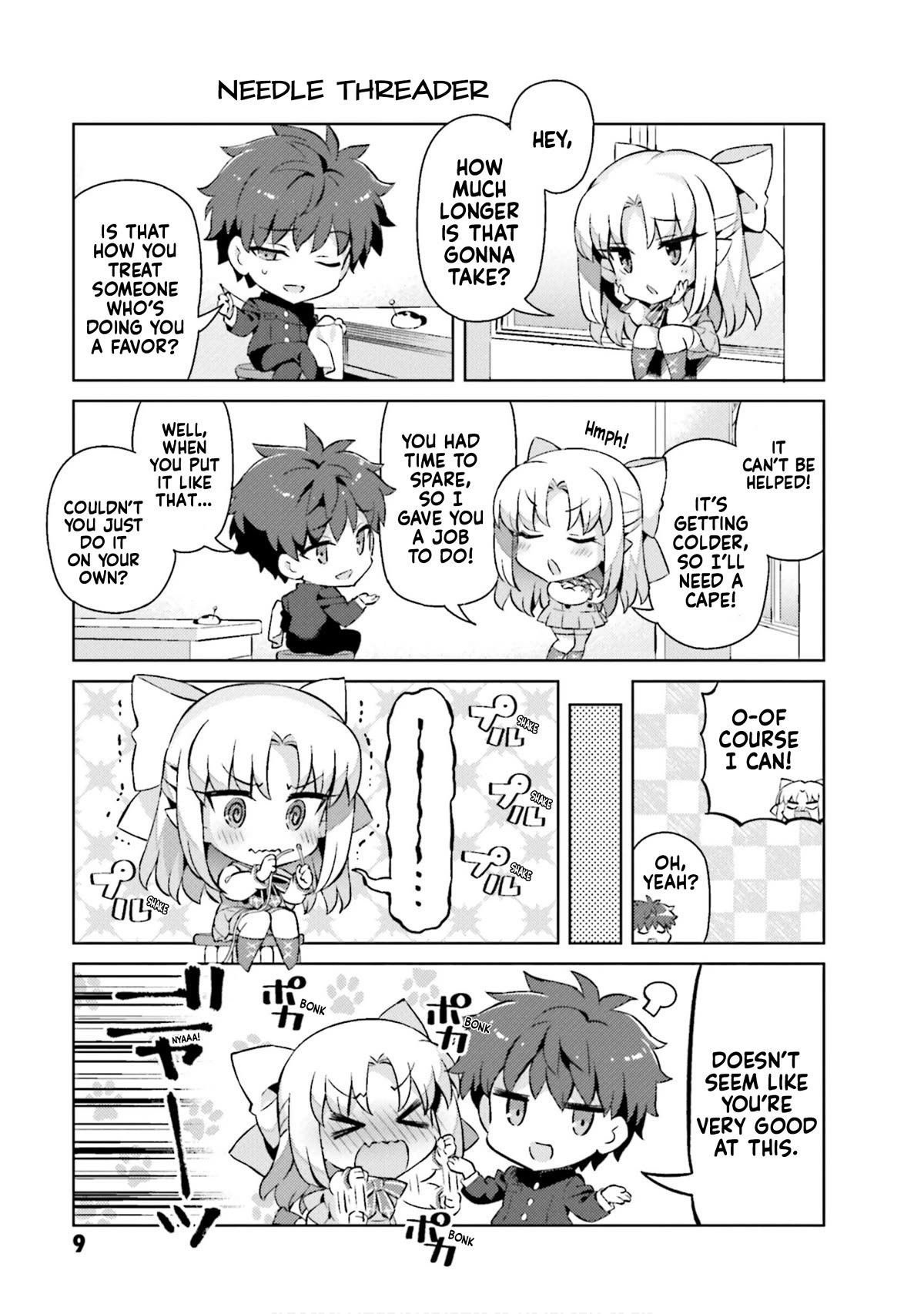 Type-Moon Gakuen - Chibi Chuki! Chapter 58 page 10 - Chapter 58: 58th Period: Binding Ties