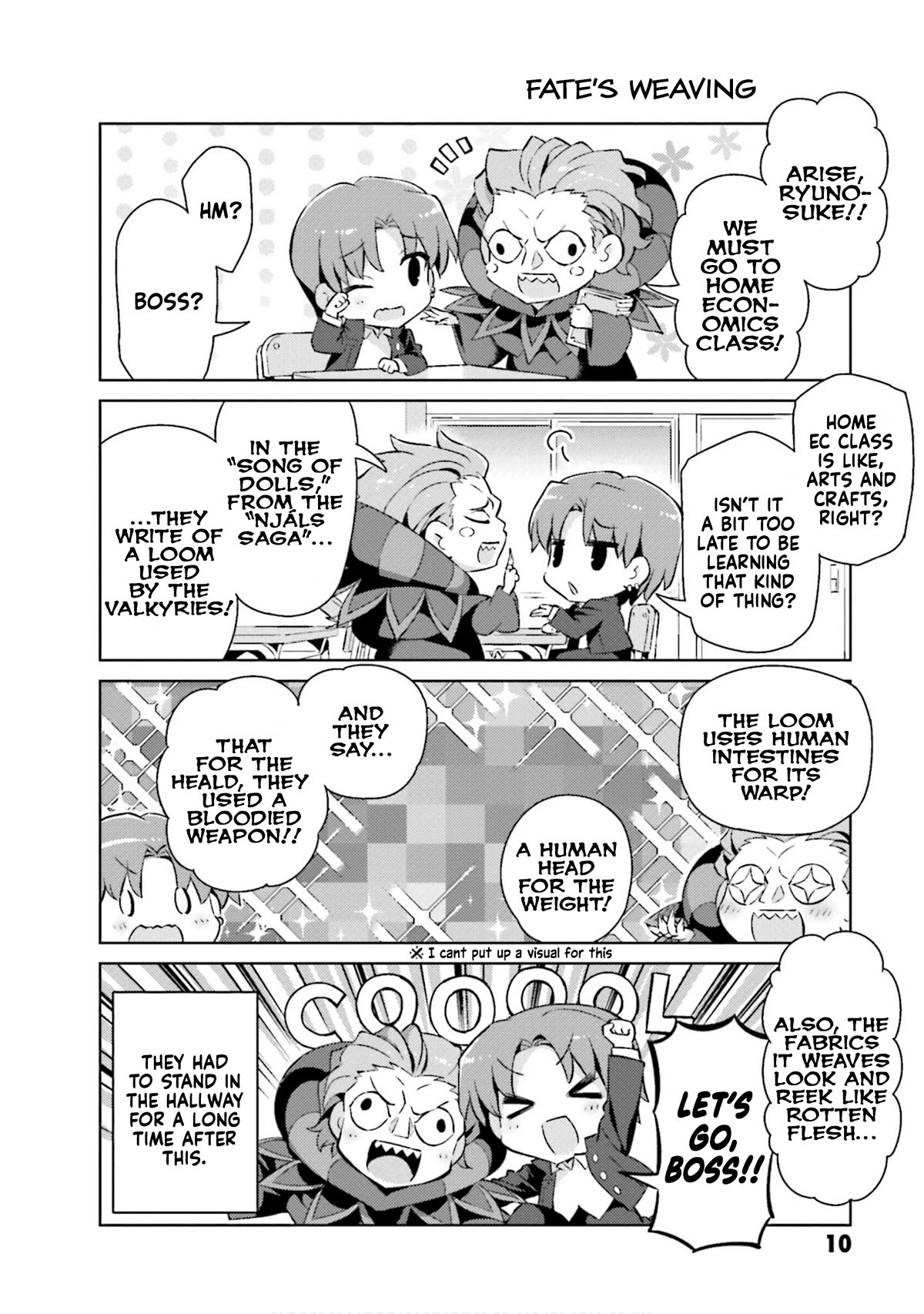 Type-Moon Gakuen - Chibi Chuki! Chapter 58 page 11 - Chapter 58: 58th Period: Binding Ties
