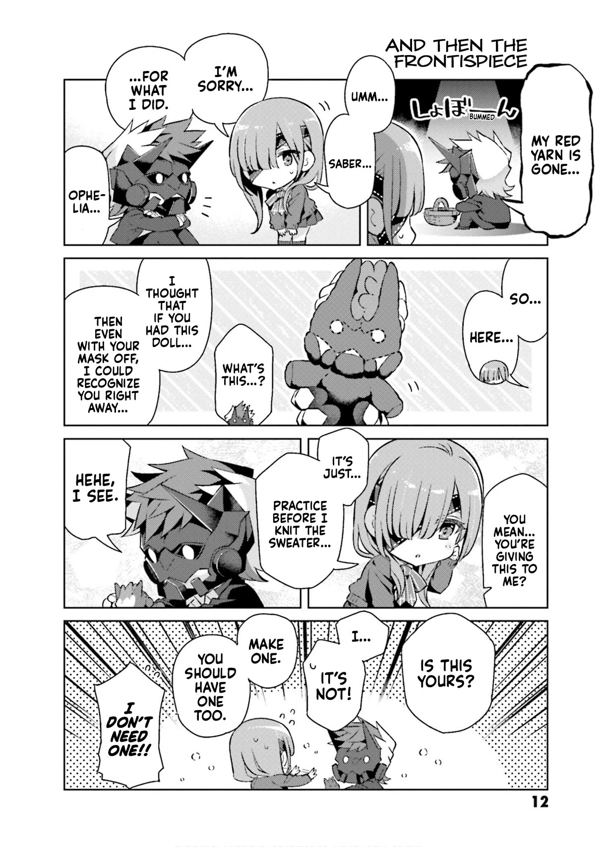 Type-Moon Gakuen - Chibi Chuki! Chapter 58 page 13 - Chapter 58: 58th Period: Binding Ties