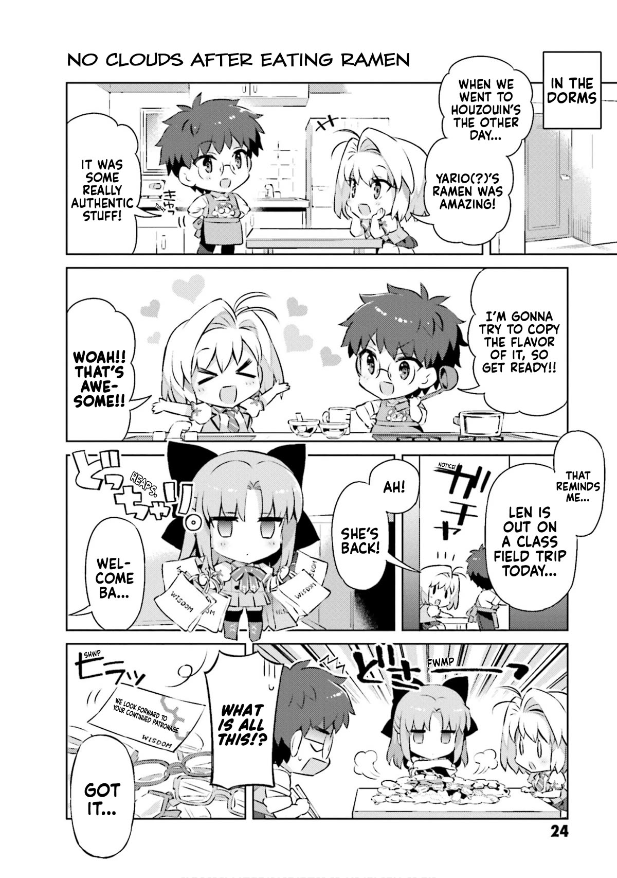 Type-Moon Gakuen - Chibi Chuki! Chapter 59 page 10 - Chapter 59: 59th Period: Let's Go On A Company Field Trip!