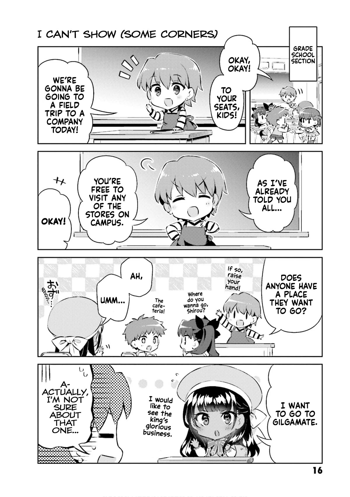 Type-Moon Gakuen - Chibi Chuki! Chapter 59 page 2 - Chapter 59: 59th Period: Let's Go On A Company Field Trip!