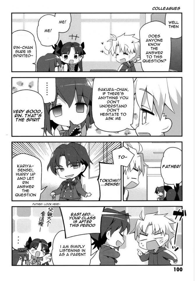 Type-Moon Gakuen - Chibi Chuki! Chapter 6 page 6 - Chapter 6: Can You Make 100 Friends?
