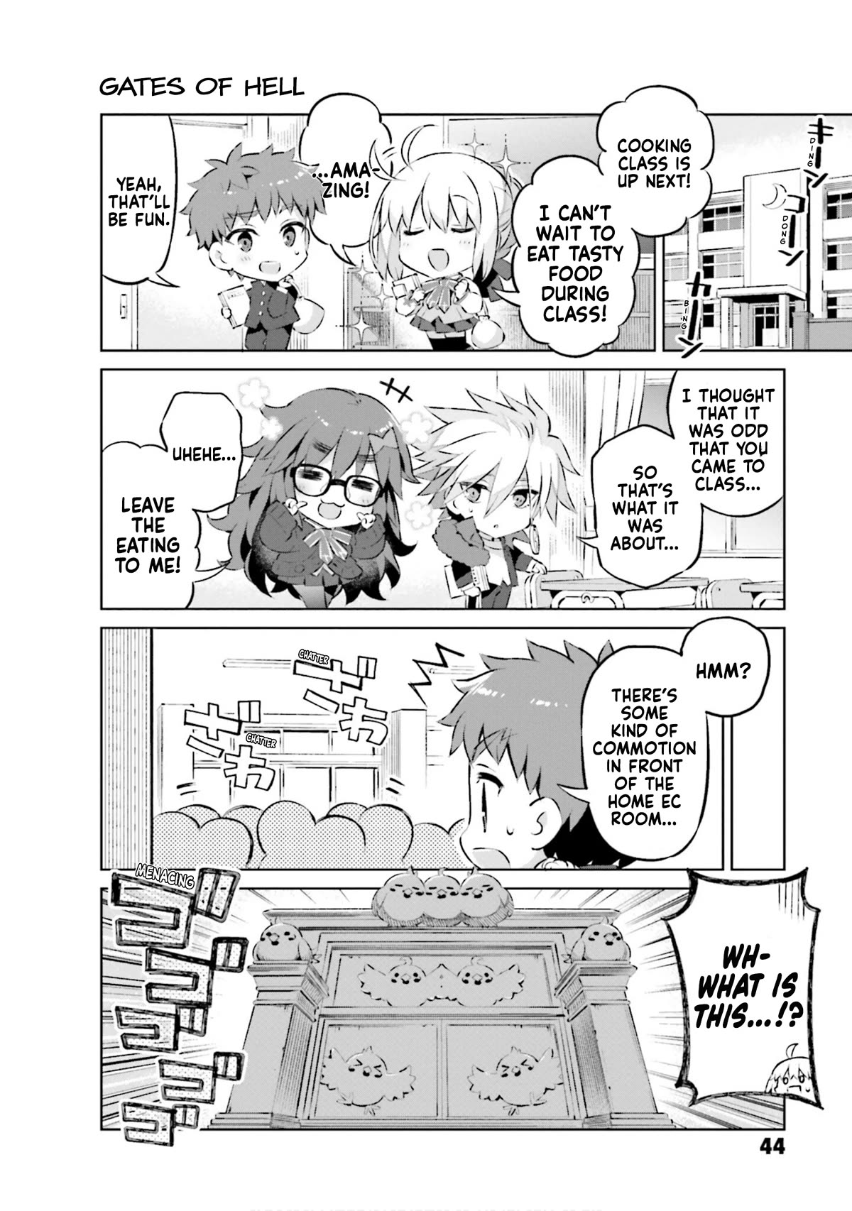 Type-Moon Gakuen - Chibi Chuki! Chapter 62 page 2 - Chapter 62: 62nd Period: The Heiress is a Gradeschooler and a Home-Ec Teacher?