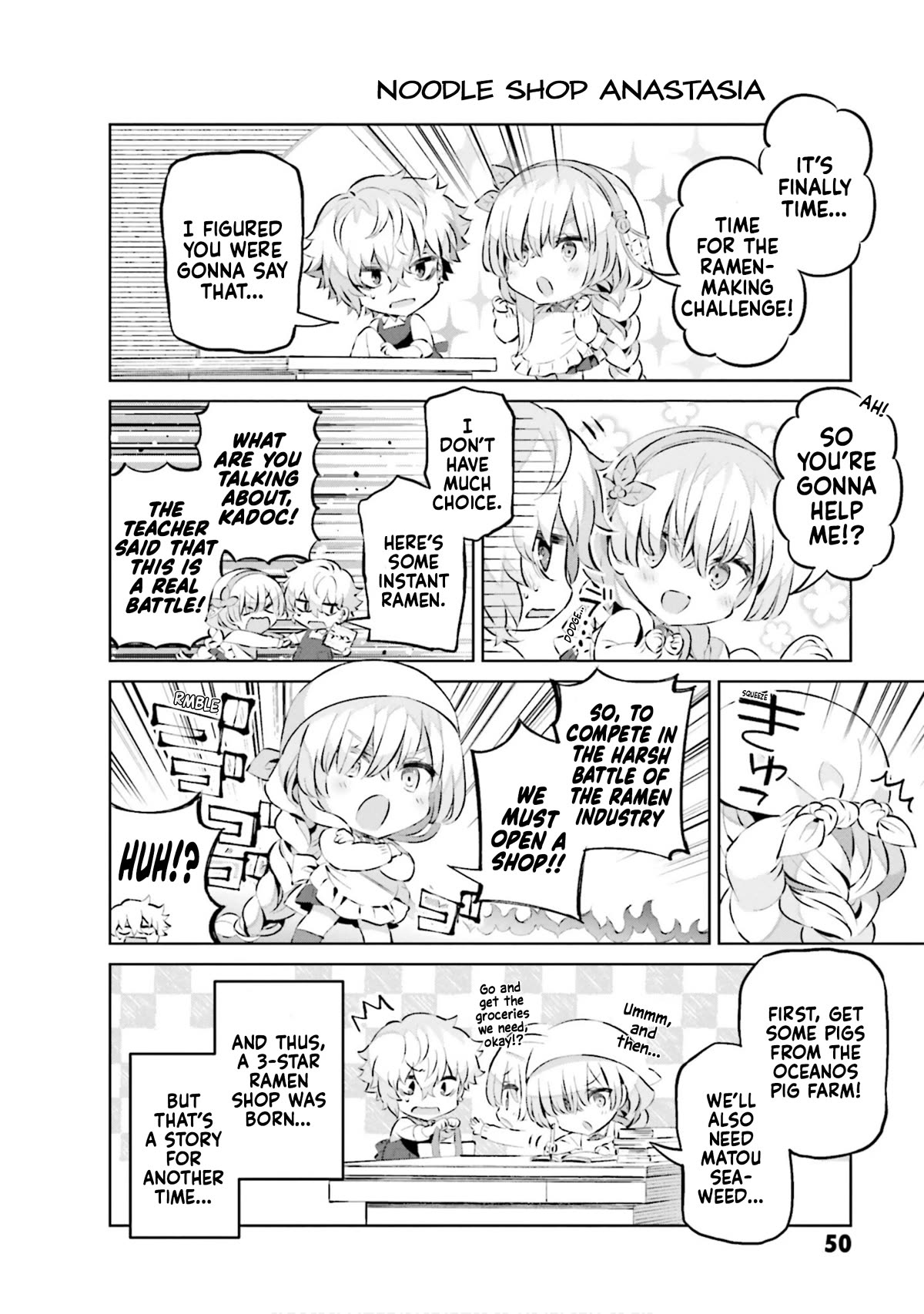 Type-Moon Gakuen - Chibi Chuki! Chapter 62 page 8 - Chapter 62: 62nd Period: The Heiress is a Gradeschooler and a Home-Ec Teacher?