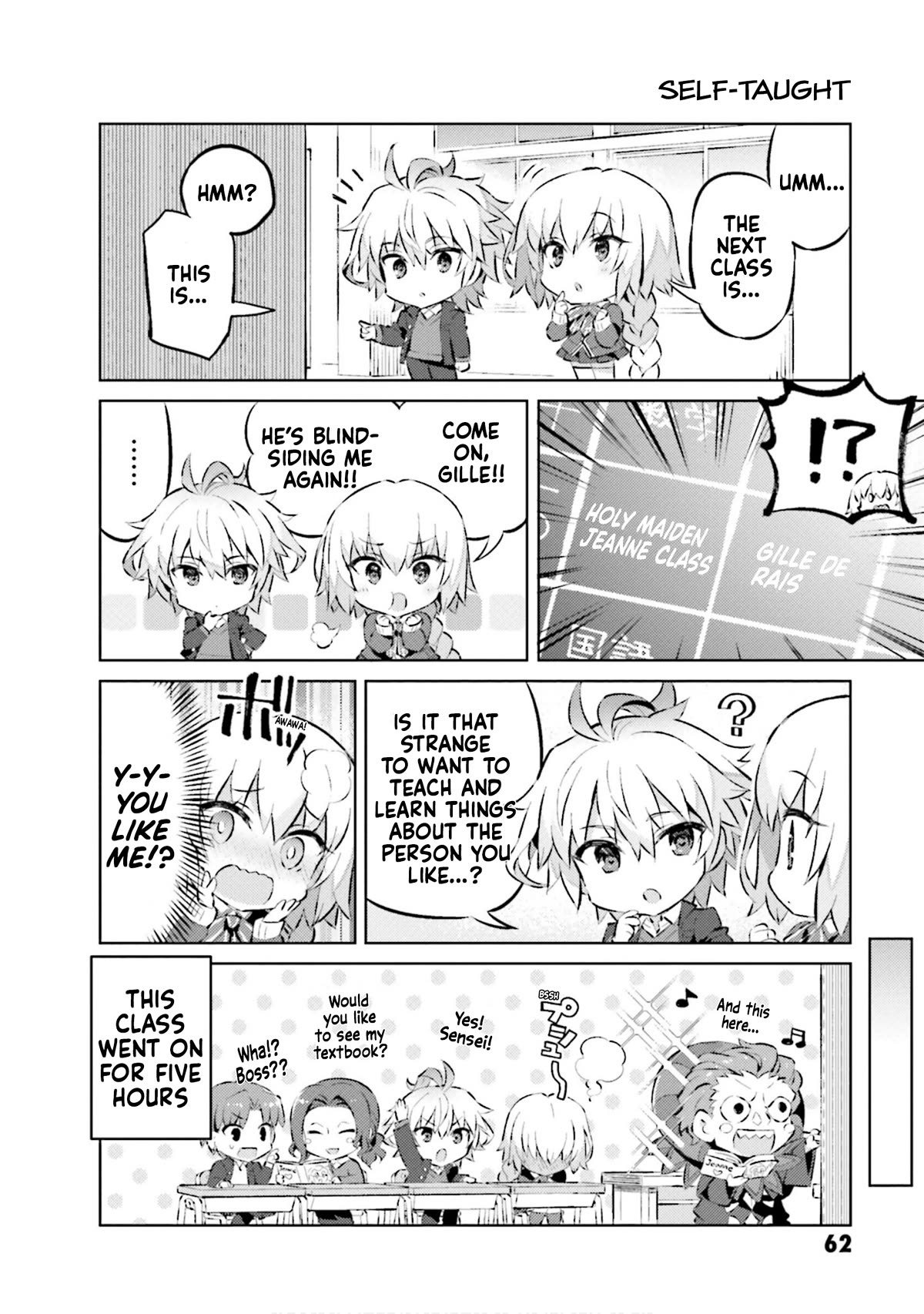 Type-Moon Gakuen - Chibi Chuki! Chapter 63 page 8 - Chapter 63: 63rd Period: We Do School-like Things Too.