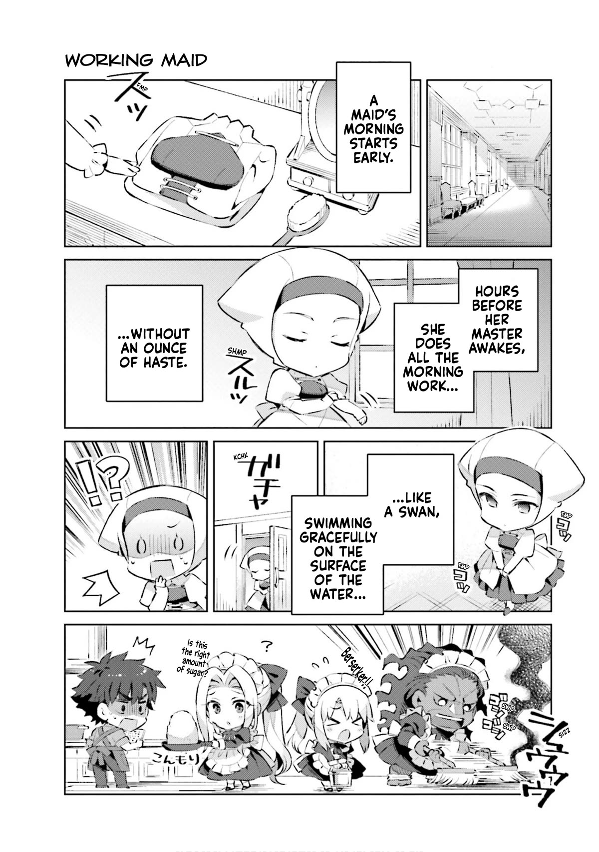 Type-Moon Gakuen - Chibi Chuki! Chapter 64 page 2 - Chapter 64: 64th Period: The Path of a Maid Takes More Than A Day