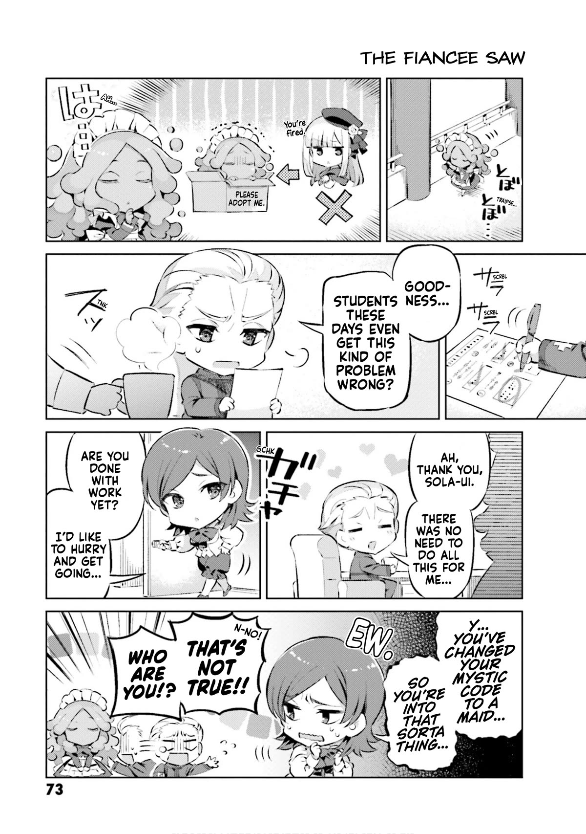 Type-Moon Gakuen - Chibi Chuki! Chapter 64 page 7 - Chapter 64: 64th Period: The Path of a Maid Takes More Than A Day