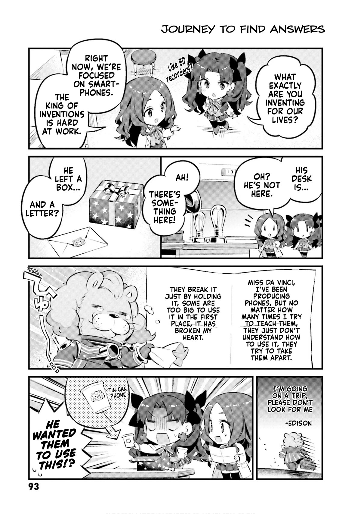 Type-Moon Gakuen - Chibi Chuki! Chapter 66 page 3 - Chapter 66: 66th Period: Attack! The Inventor Next Door